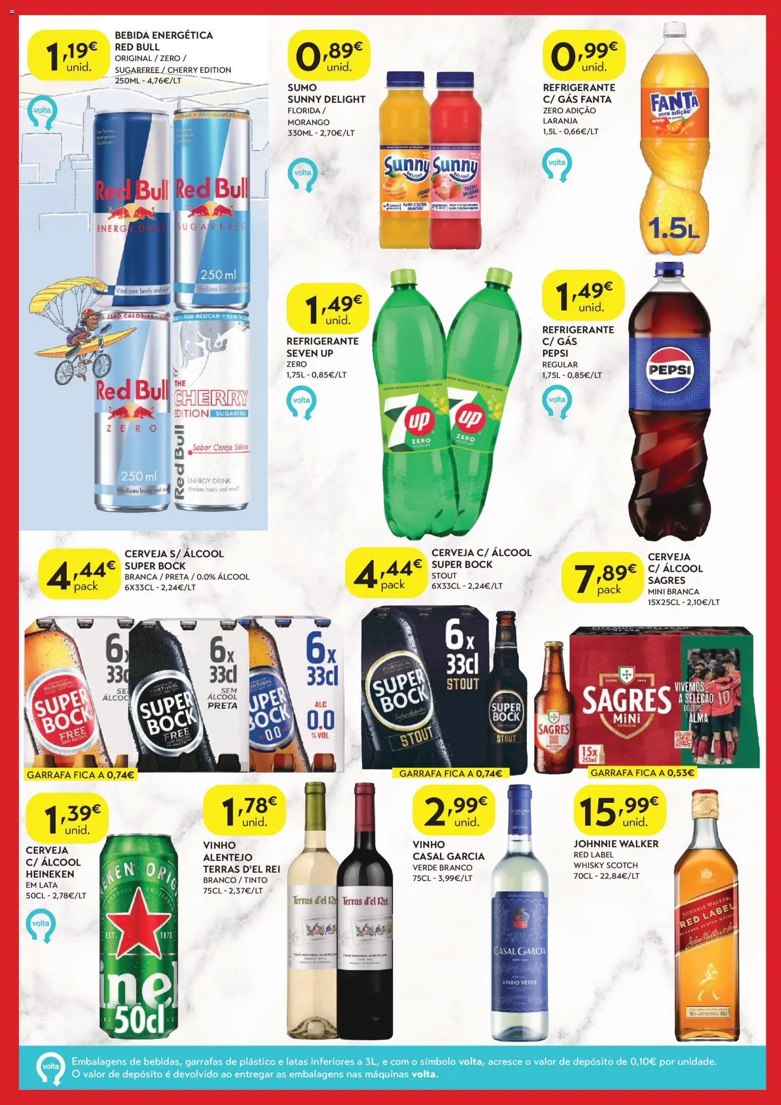 Spar - folheto │ válido de 01/09/2026 | Página: 7 | Produtos: Fanta, Cereja, Sumo, Álcool