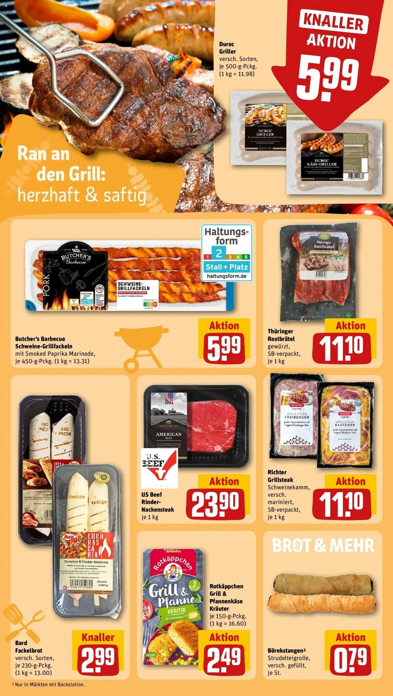 Rewe Prospekt Berlin / Lichtenberg – gültig ab 08.06.2026 | Seite: 15 | Produkte: Bier, Rotkäppchen, Brot, Steak
