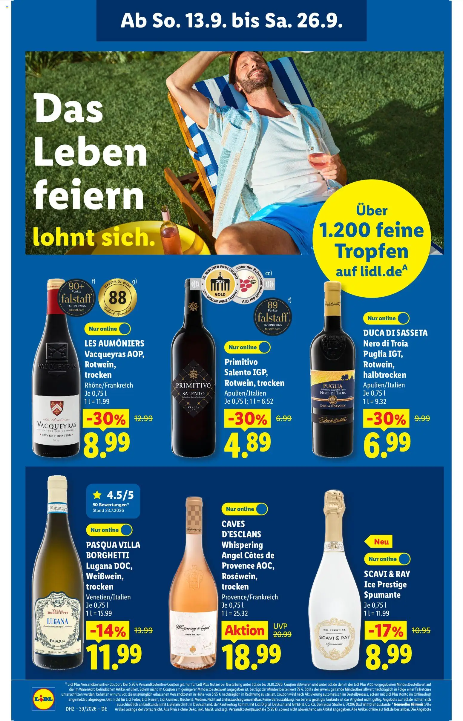 Lidl Německo leták od 21.09.2026 | Strana: 56 | Produkty: Primitivo