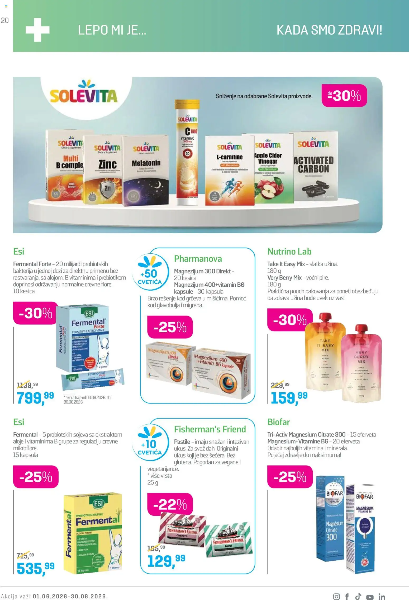 Lilly drogerie katalog - važi od 01.06.2026 | Strana: 20 | Proizvode: Kapsule, Cider