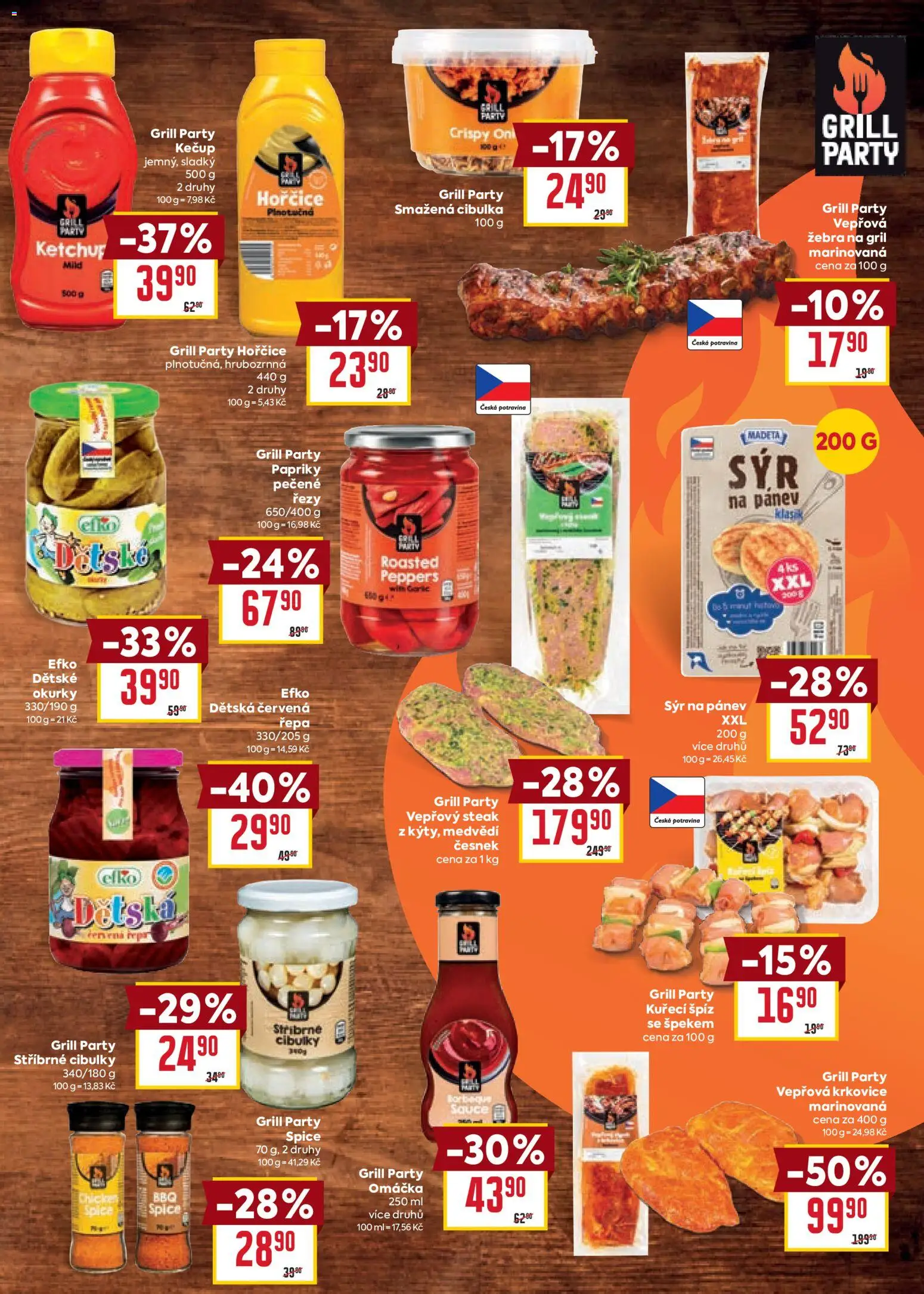 Billa Velký leták od 02.09.2026 | Strana: 5 | Produkty: Špíz, Vepřový steak, Krkovice, Vepřová krkovice