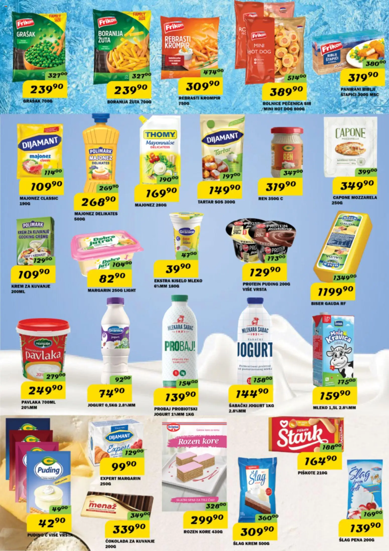 VP Dima katalog - važi od 08.10.2026 | Strana: 6 | Proizvode: Protein, Čokolada za kuvanje, Grašak, Sos