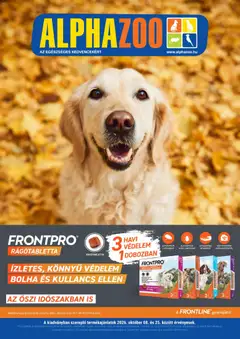 AlphaZoo akciós újság - amely érvényes a következő dátumtól: 2026.10.08.