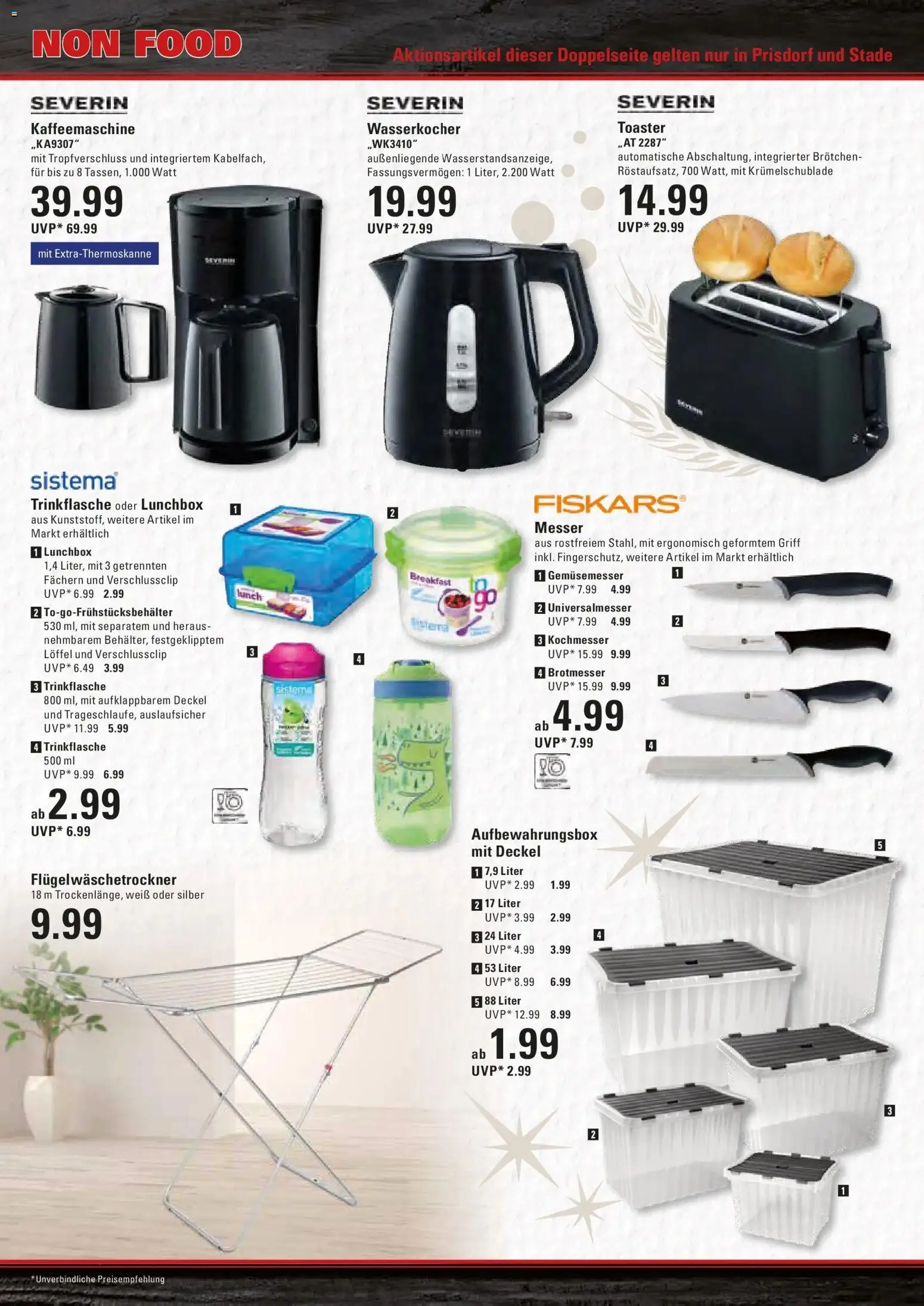 Marktkauf Prospekt Prisdorf (ab 24.08.2026) » Angebote online | Seite: 19 | Produkte: Kaffeemaschine, Wasserkocher, Toaster