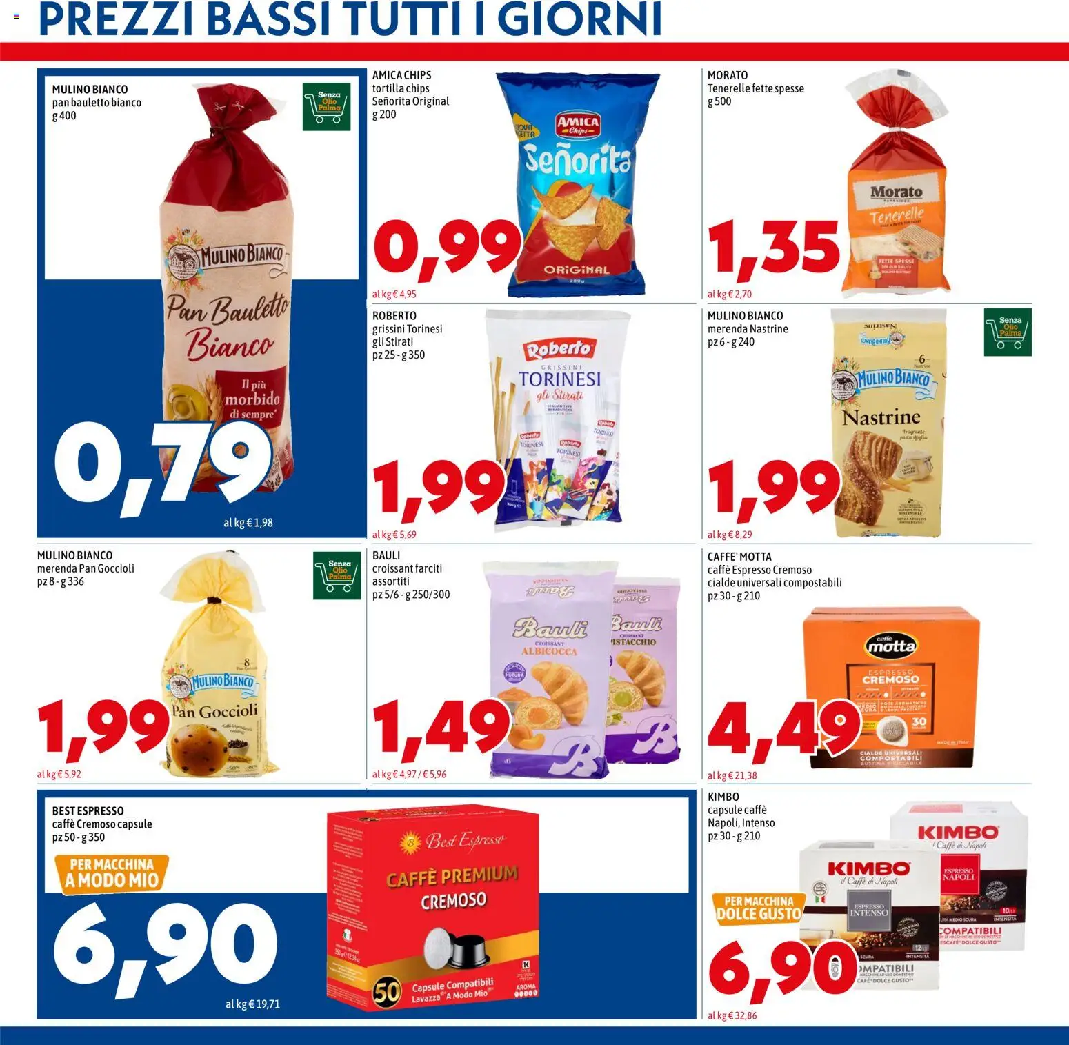Volantino Mega del 07.05.2026 | Pagina: 9 | Prodotti: Caffè, Olio, Croissant, Lavazza