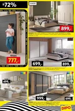 Dipo katalog akcije – veljaven od 01.07.2026 | Stran: 11 | Izdelki: Postelja, Omara, Barva