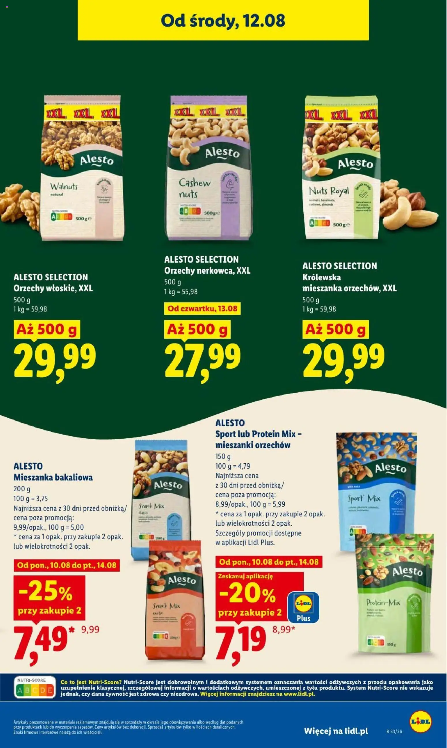 Lidl gazetka od 12.08.2026 | Strona: 79 | Produkty: Żywność, Mieszanka bakaliowa, Orzechy