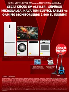 01 Temmuz 2026 tarihinden itibaren geçerli olan Vestel kataloğu önizlemesi | Sayfa: 5