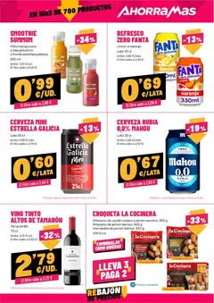 Vista previa AhorraMas folleto válido desde el 08/10/2026 | Página: 17 | Productos: Jamón serrano, Vino, Fanta, Limón