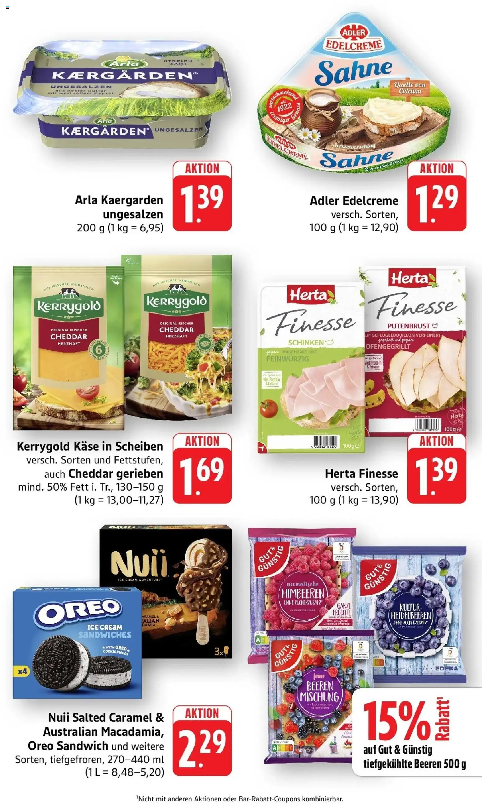 Edeka Prospekt Birkendorf (ab 19.10.2026) » Angebote Online | Seite: 5 | Produkte: Himbeeren, Butter, Käse, Heidelbeeren