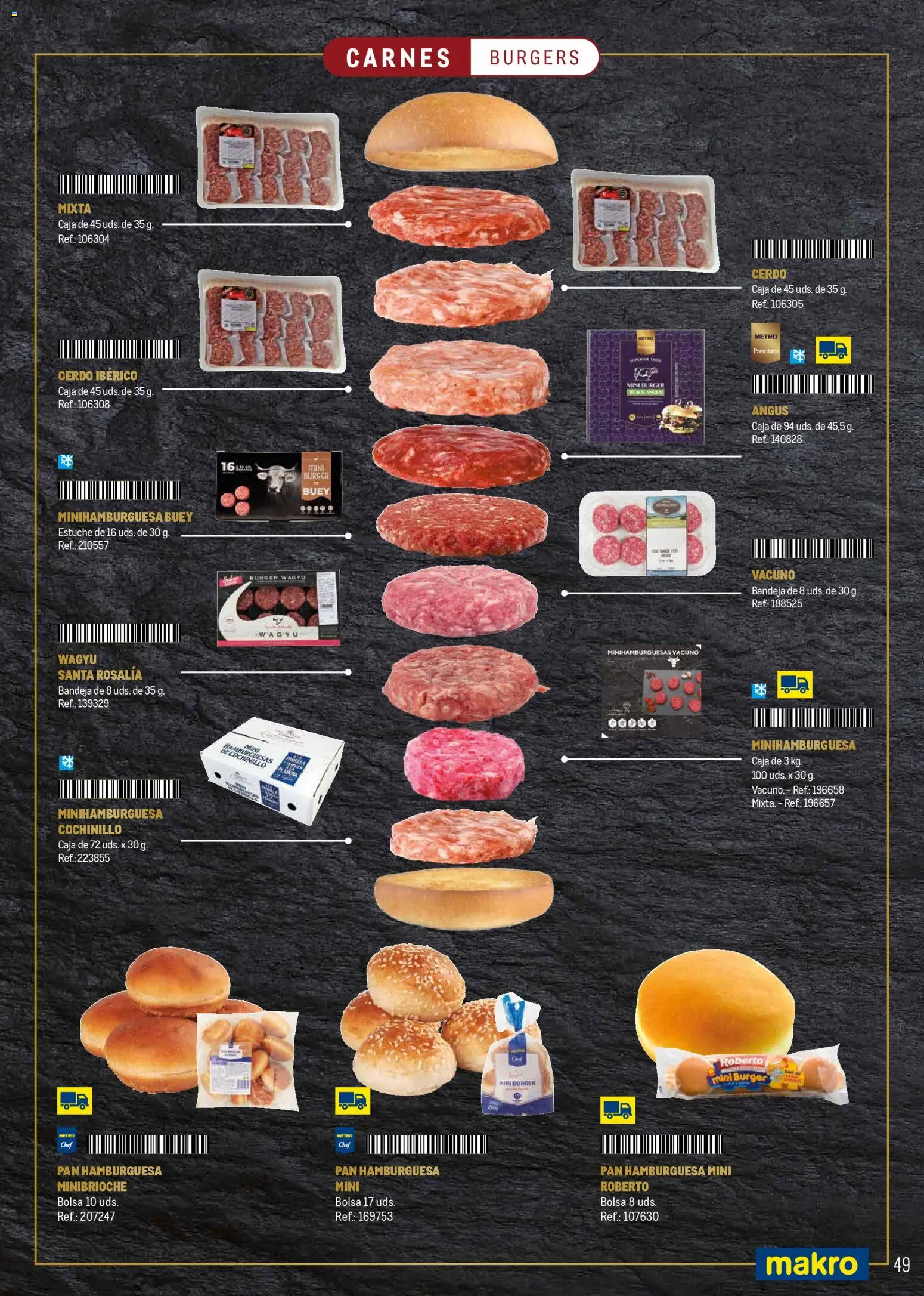 Makro Especial Catering │ válido desde el 16/03/2026 | Página: 49 | Productos: Pan, Cerdo, Bolsa, Σοκολατούχο γάλα