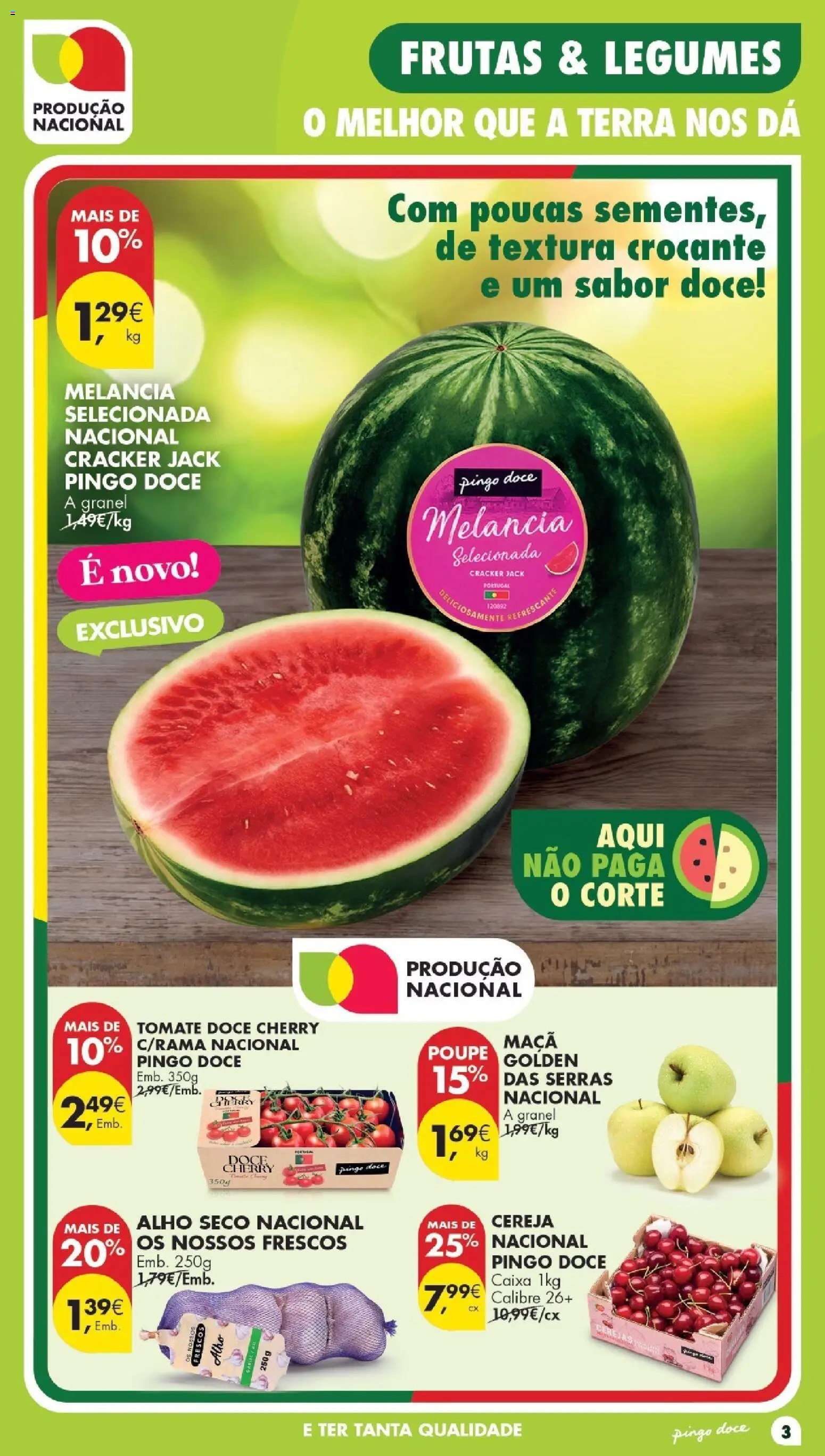 Pingo Doce Poupe Esta Semana Madeira │ válido de 21/07/2026 | Página: 3 | Produtos: Cereja, Maça, Tomate, Melancia
