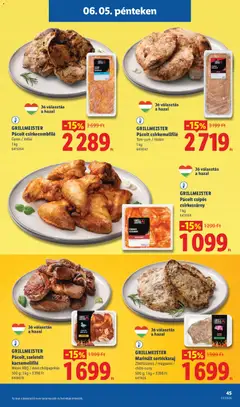 GRILLMEISTER Pácolt csípős csirkeszárny, 1 kg - amely érvényes a következő dátumtól: 04.06.2026 | Oldal: 45