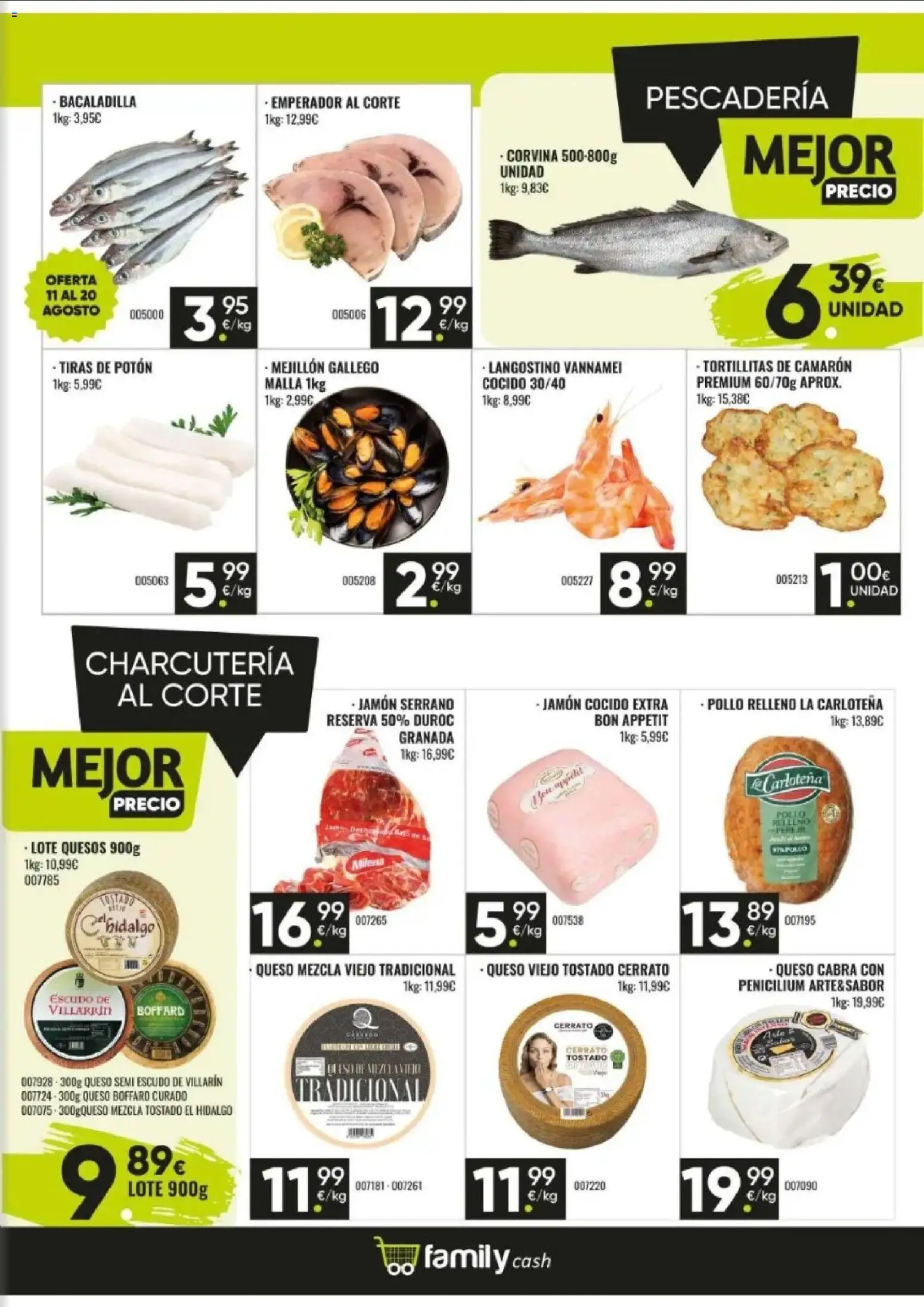 Family Cash folleto │ válido desde el 10/08/2026 | Página: 3 | Productos: Queso, Jamón, Granada, Pollo