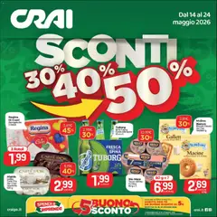Anteprima del volantino CRAI volantino Grosio valido a partire dal 14.05.2026