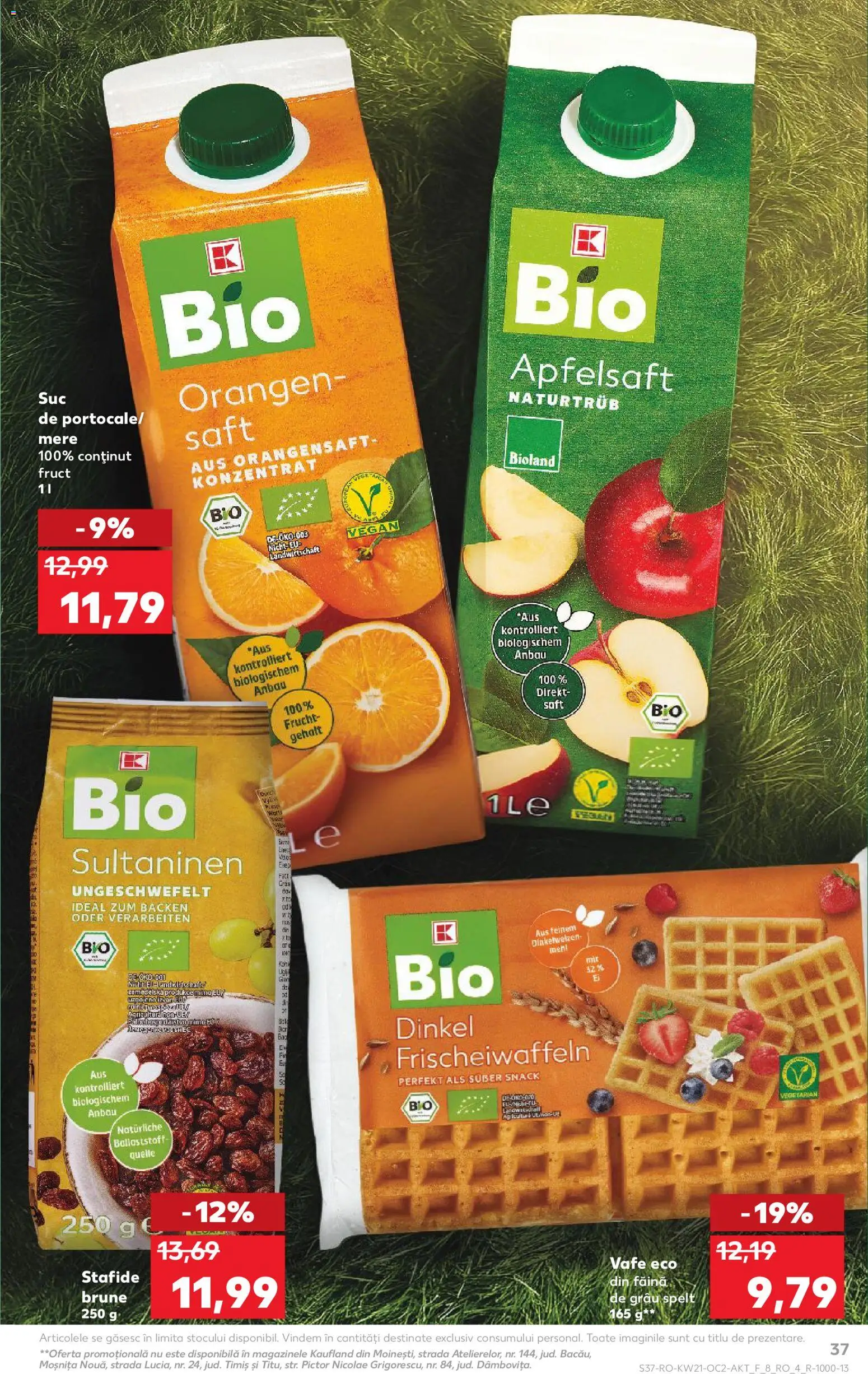 Noul catalog Kaufland – valabil de la 20.05.2026 | Pagină: 37 | Produse: Suc, Făină, Mere, Stafide