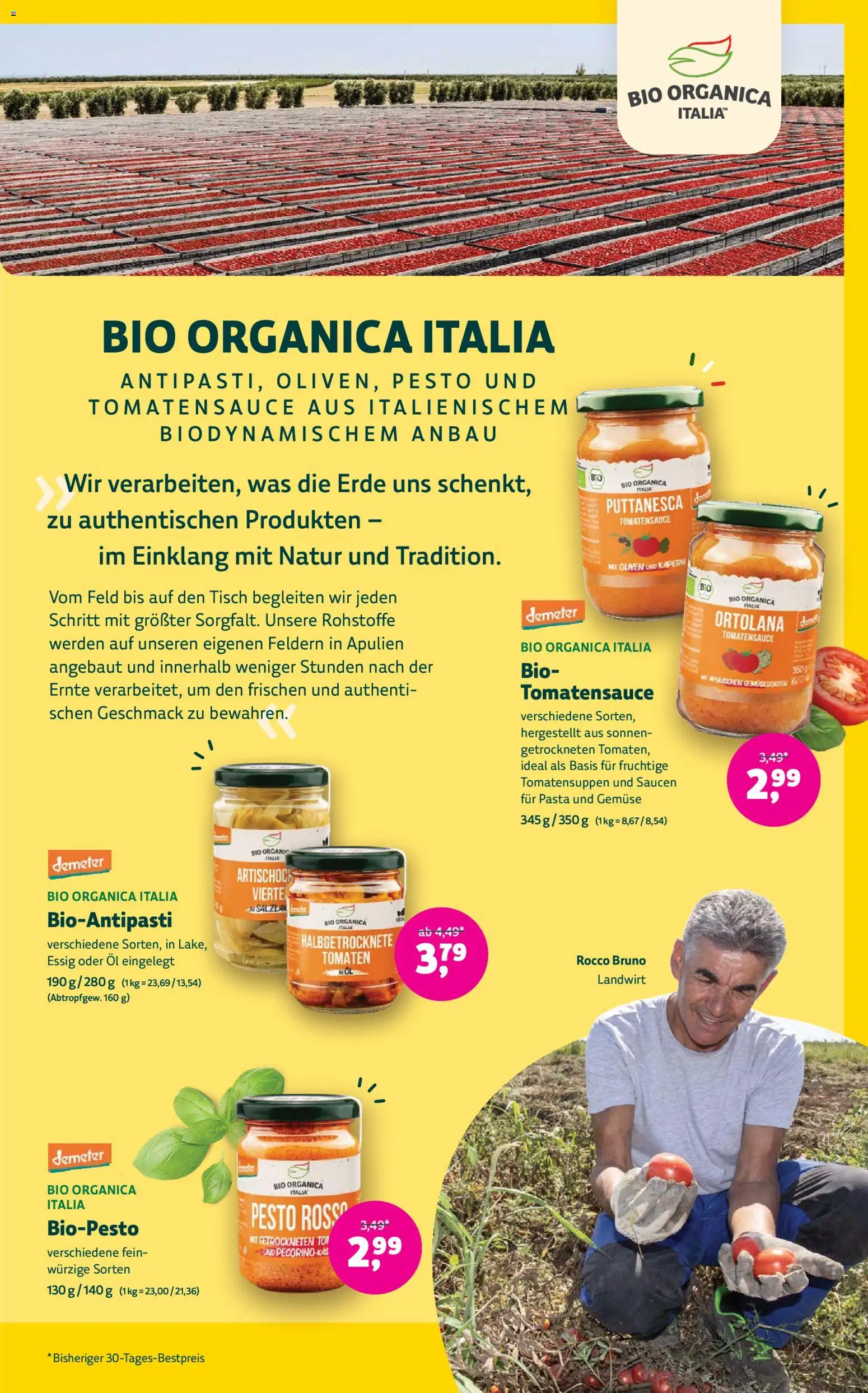 Denns BioMarkt Flugblatt gültig ab 03.06.2026 | Seite: 15 | Produkte: Pasta, Tisch, Öl, Tomaten