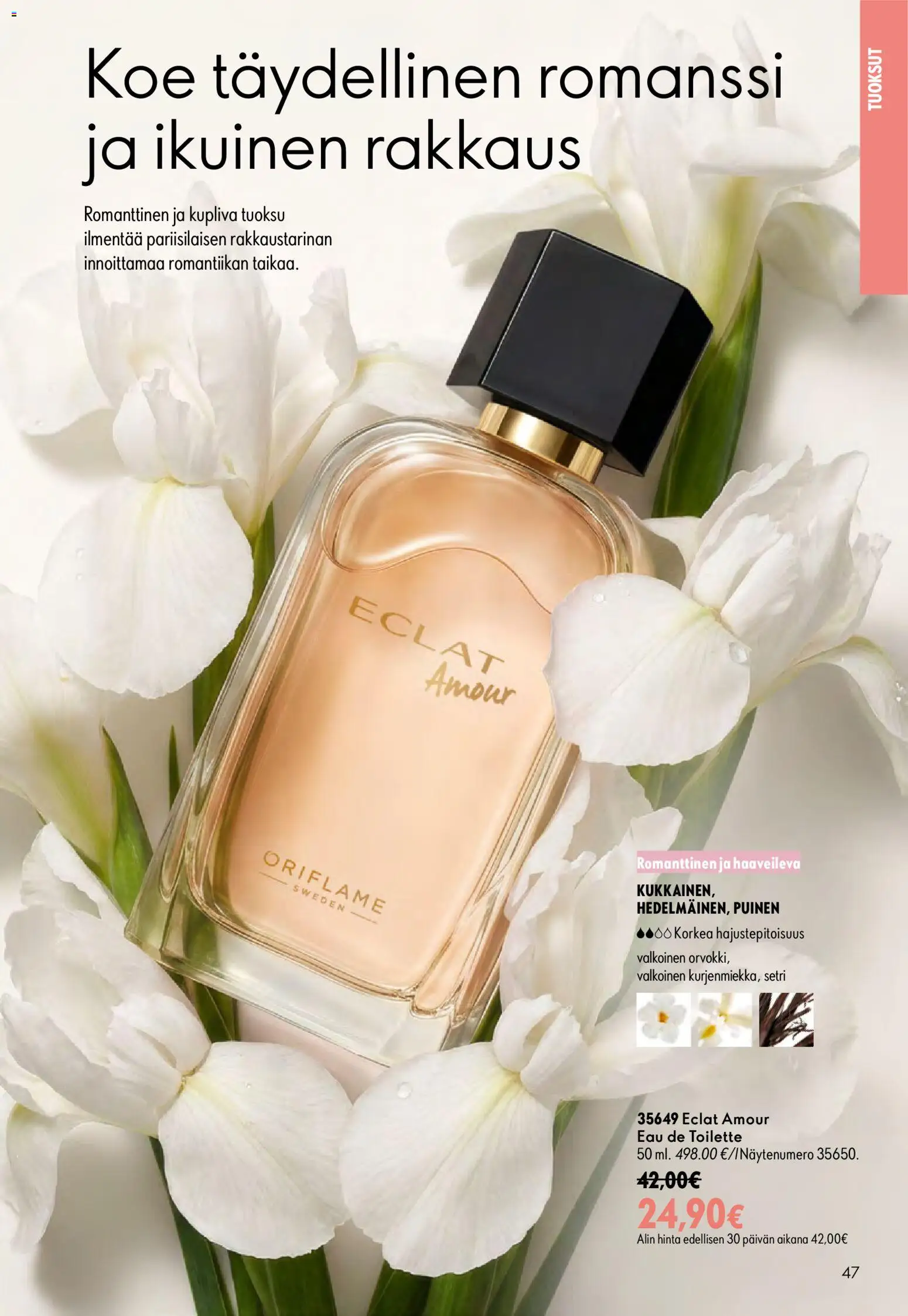 Oriflame tarjoukset – voimassa 16/09/2026 alkaen | Sivu: 47 | Tuotteet: Tuoksu, Eau de toilette