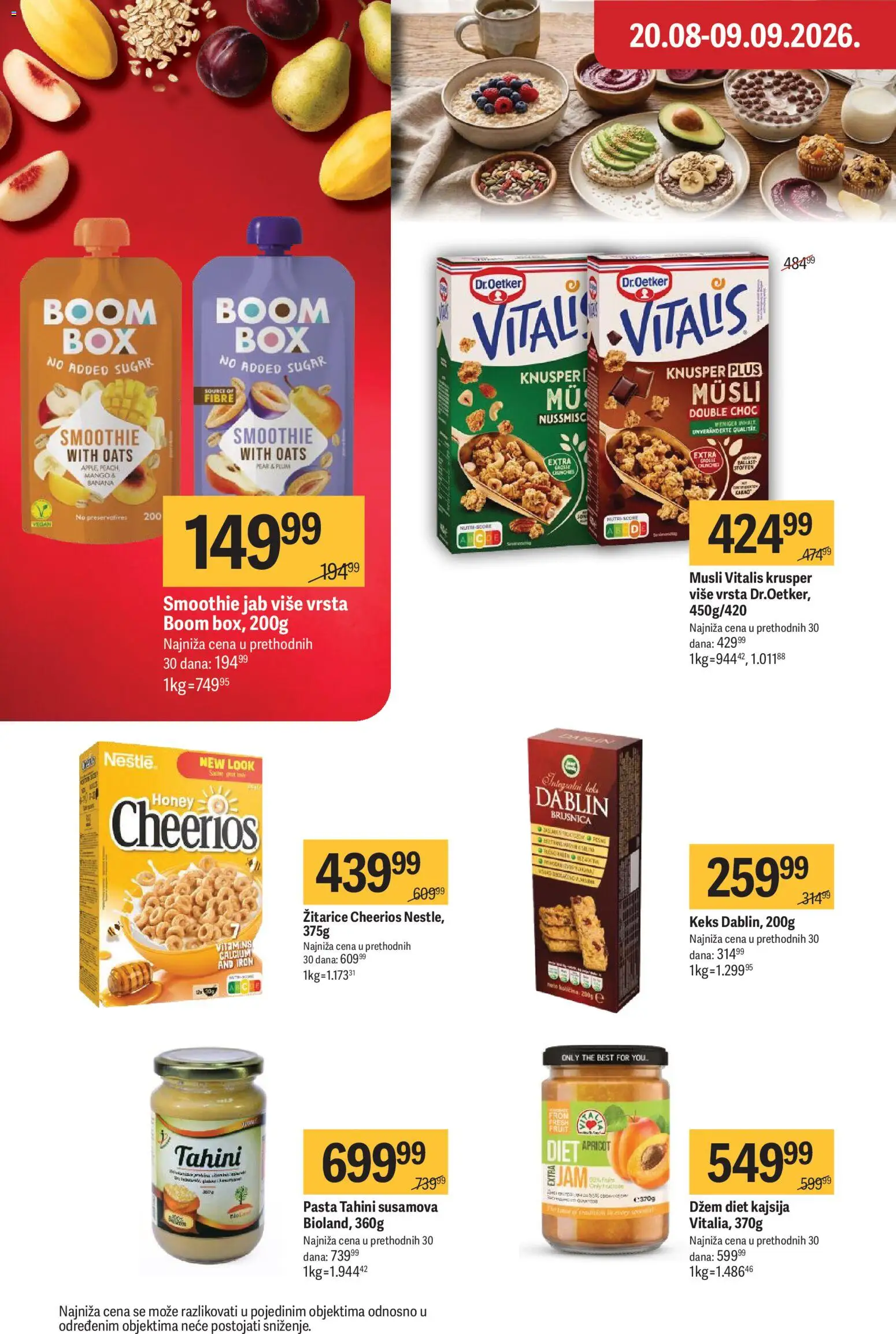 Maxi katalog - važi od 27.08.2026 | Strana: 30 | Proizvode: Banana, Žitarice, Pasta, Dzem