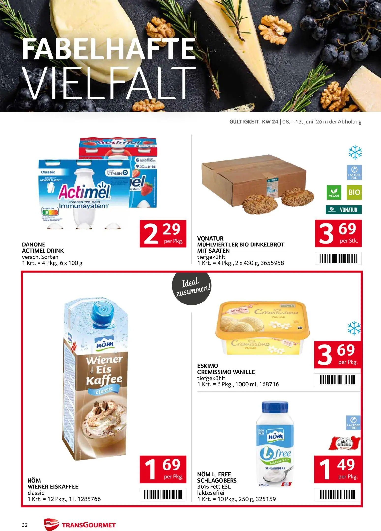 Transgourmet Flugblatt gültig ab 08.06.2026 | Seite: 32 | Produkte: Kaffee