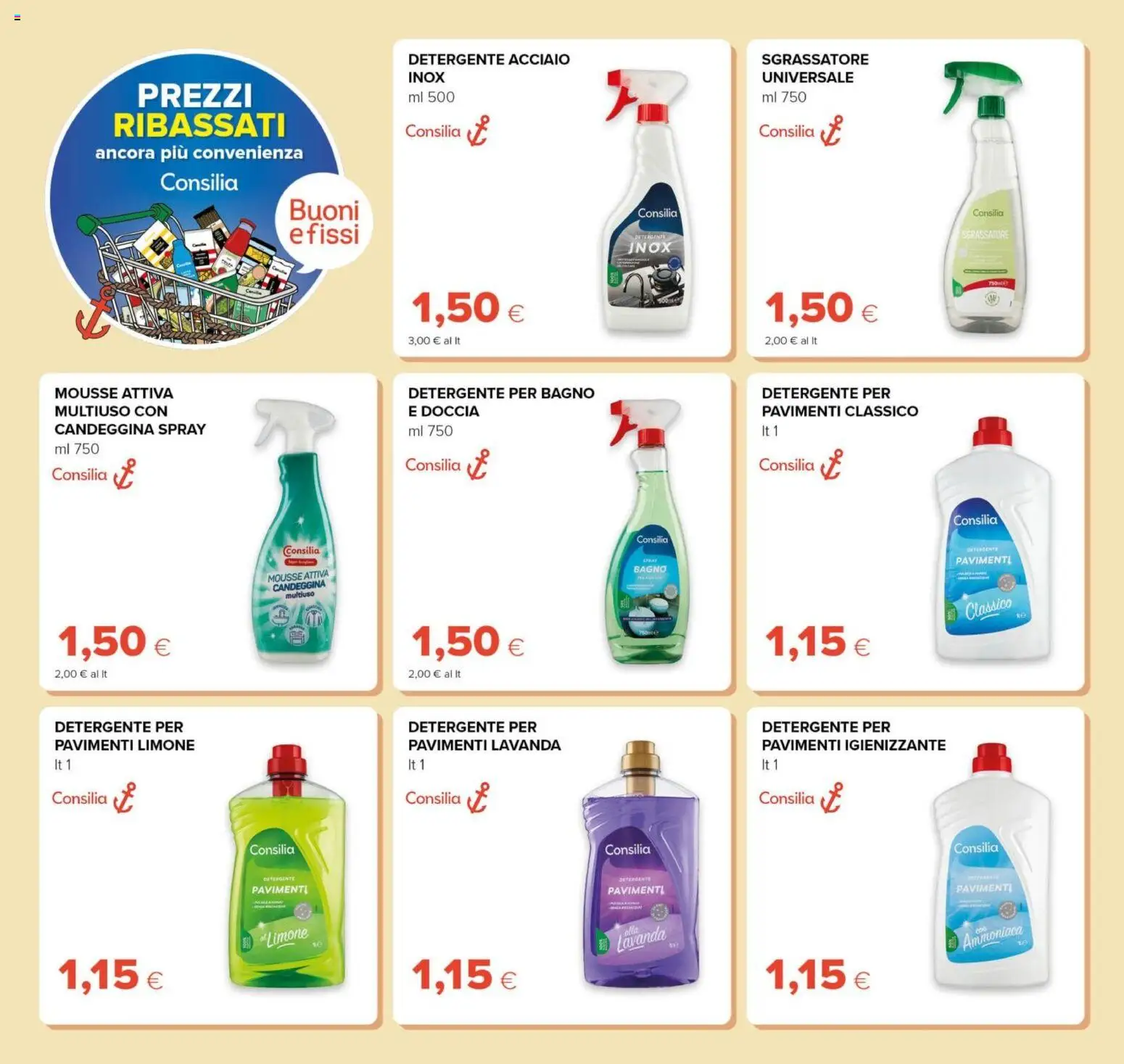Volantino Tigre del 21/08/2026 | Pagina: 30 | Prodotti: Detergente, Candeggina, Limone, Bagno