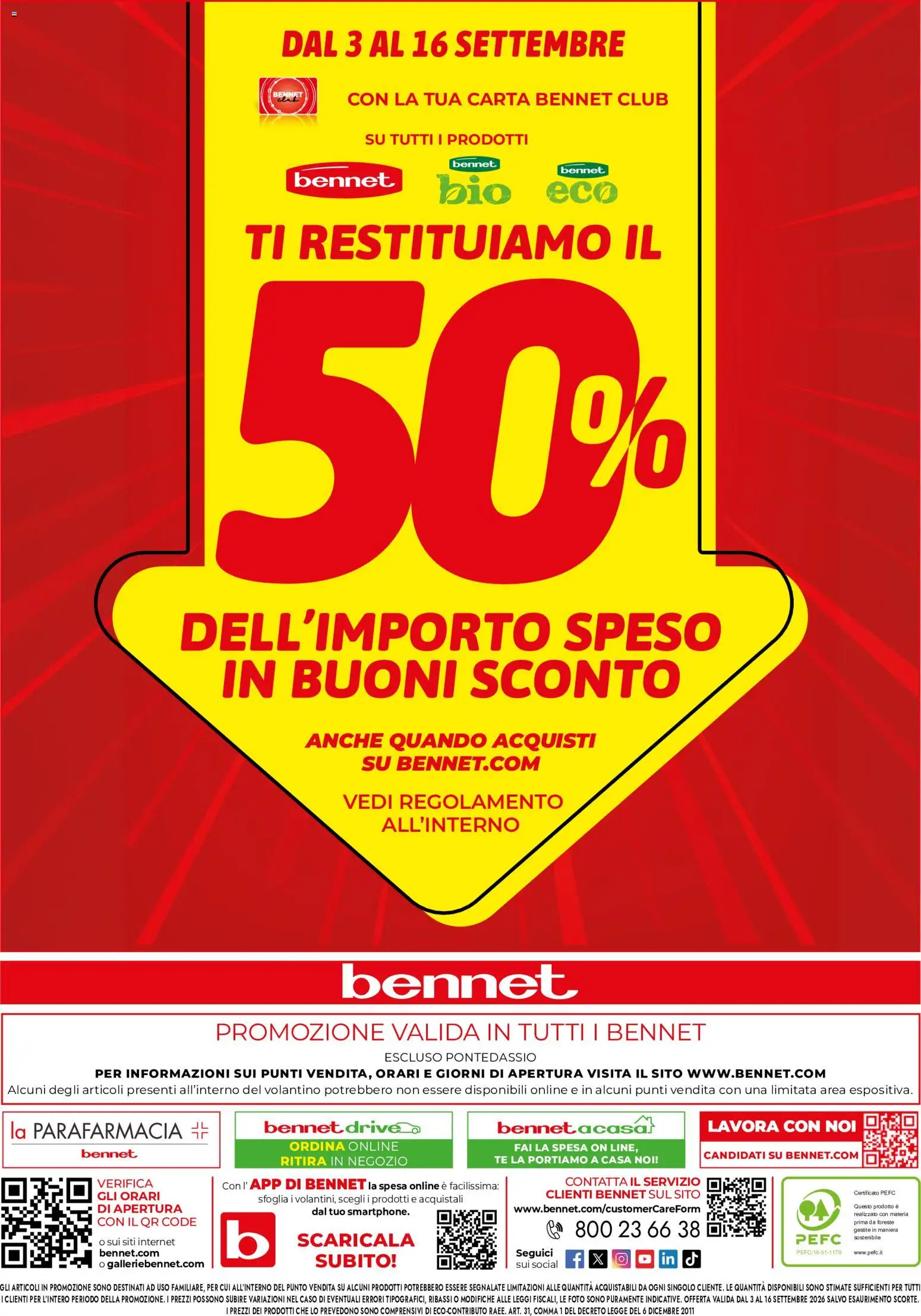 Volantino bennet del 03/09/2026 | Pagina: 36 | Prodotti: Tè