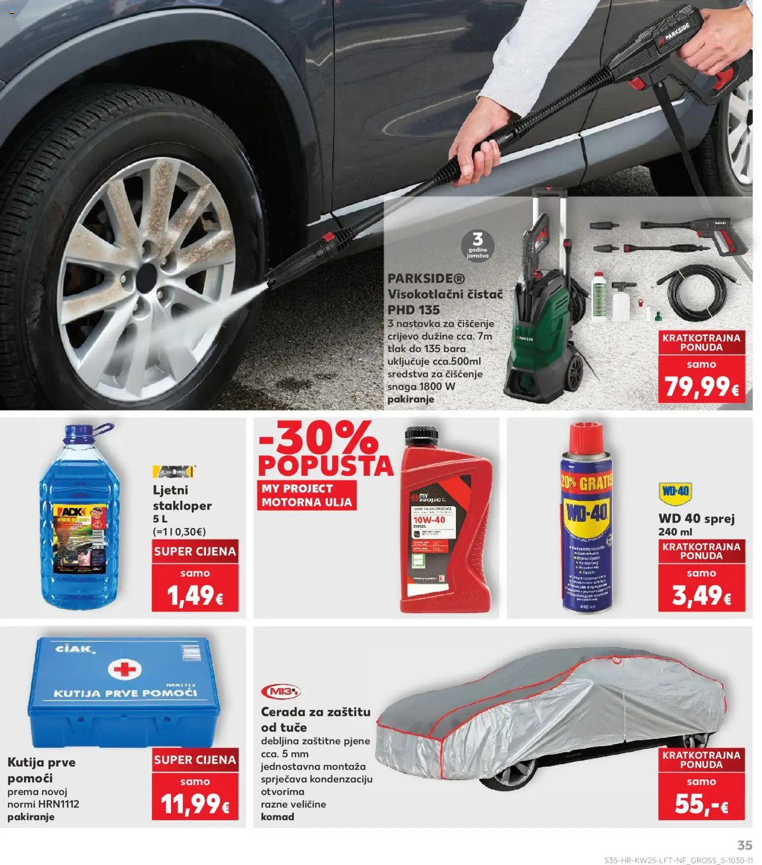 Kaufland HR akciós ujság - amely érvényes a következő dátumtól: 17.06.2026 | Oldal: 35 | Termékek: Parkside