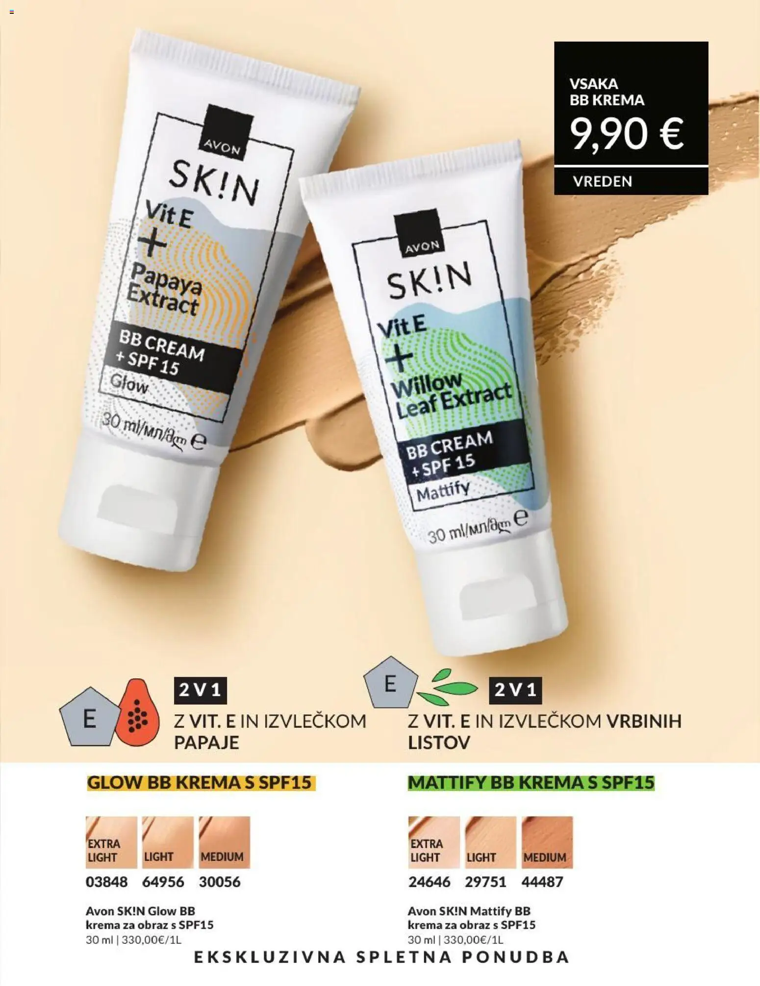 Novi Avon katalog ponudbe – veljaven od 30.06.2026 | Stran: 189 | Izdelki: Bb krema, Krema, Krema za obraz