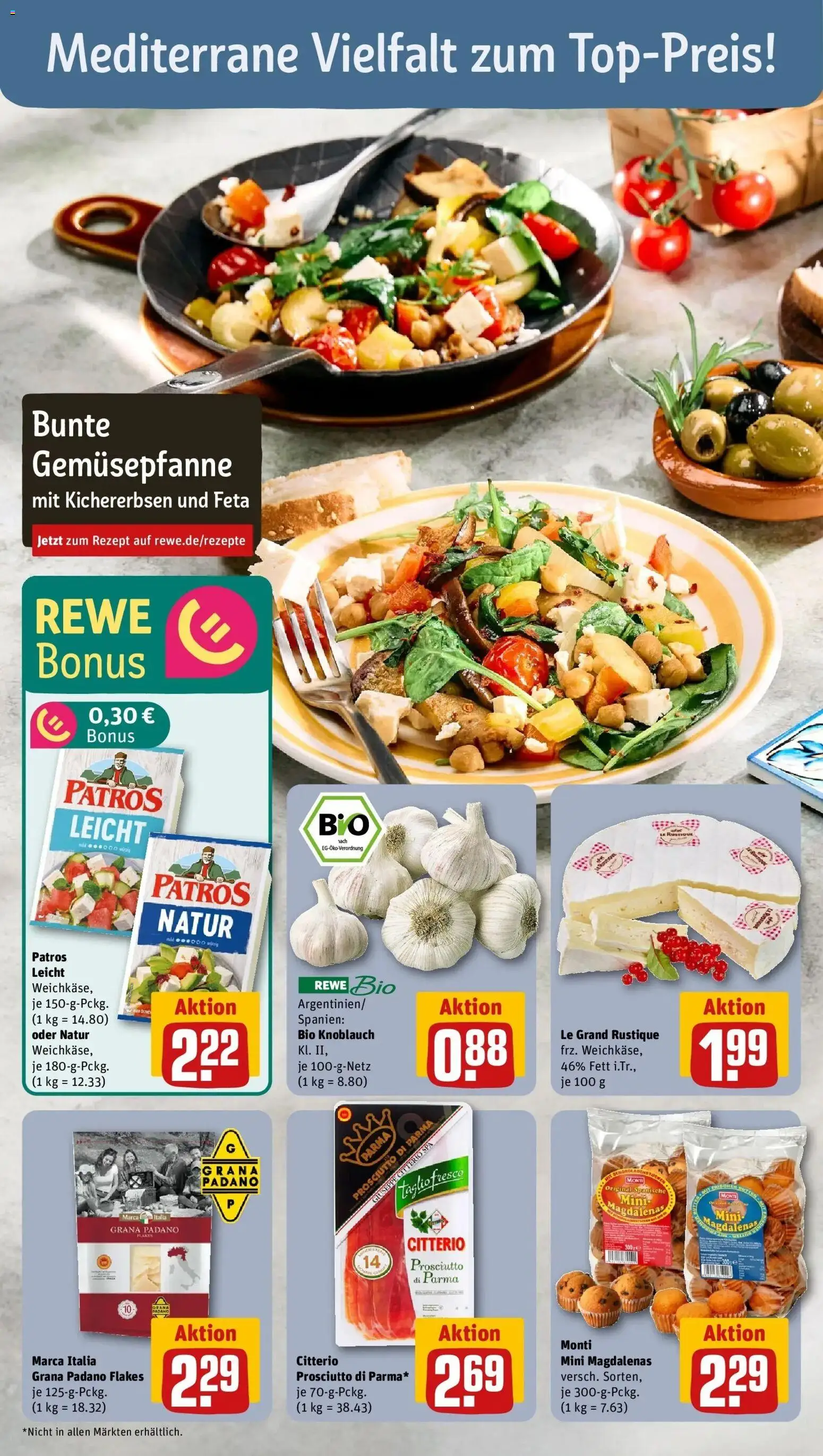 Rewe Prospekt Halle (Saale)	 – gültig ab 02.03.2026 | Seite: 8 | Produkte: Feta, Patros, Knoblauch
