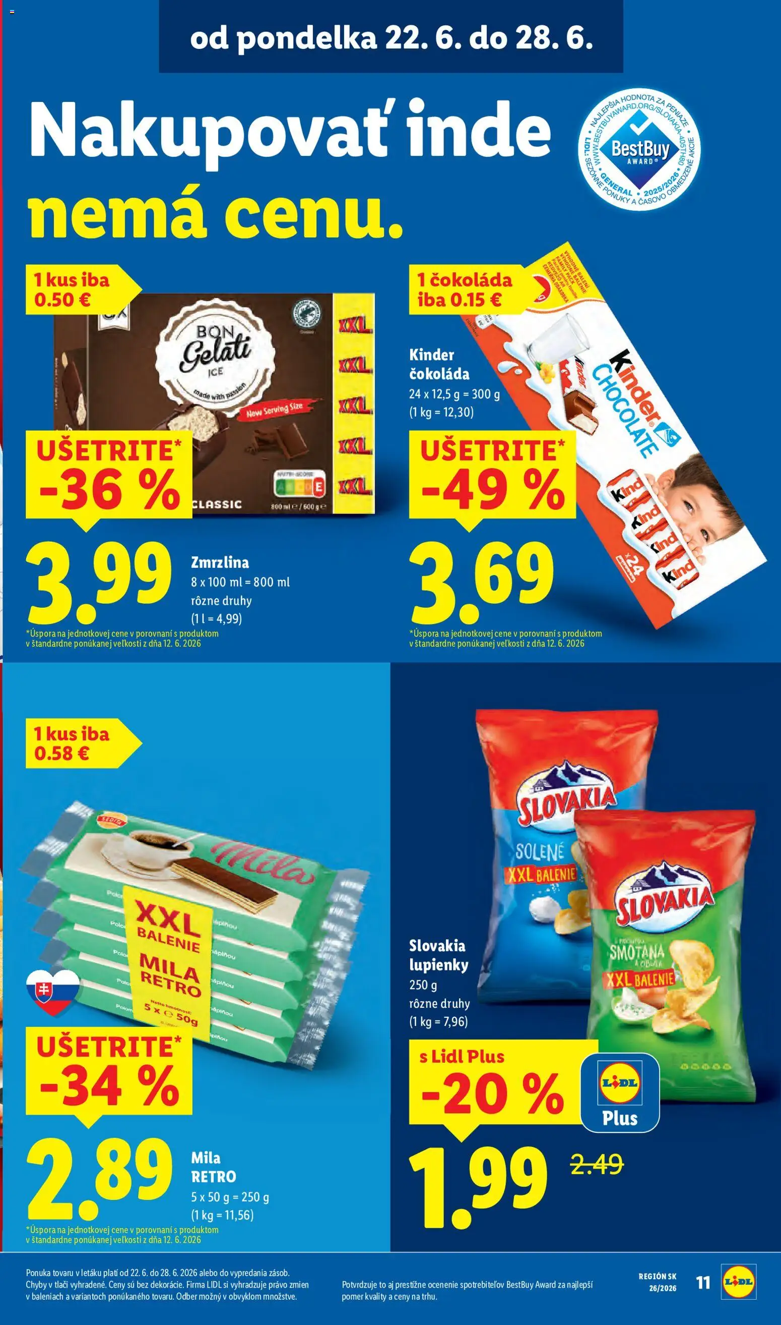 Nové Lidl akcie – leták je platný od 22.06.2026 | Strana: 17