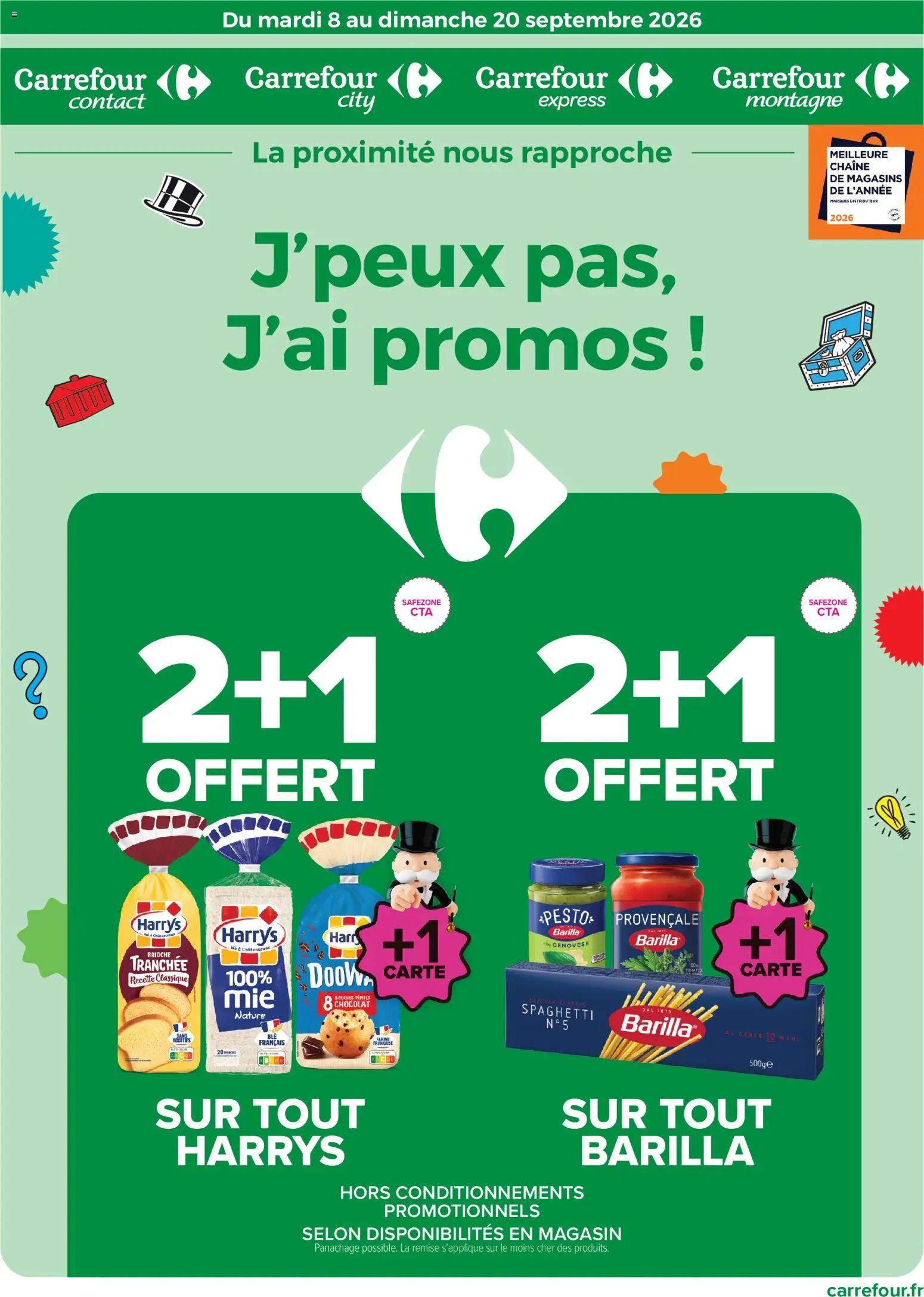 {H1} | Page: 1 | Produits: Farine, Pesto, Brioche, Chocolat