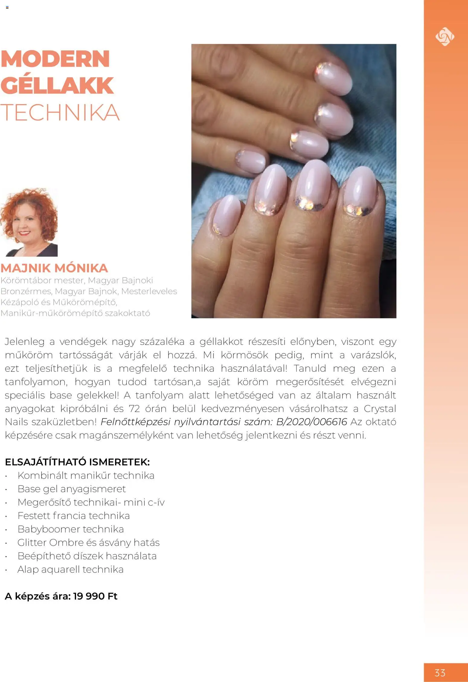 Crystal Nails akciós ujság - amely érvényes a következő dátumtól: 08.06.2026 | Oldal: 33