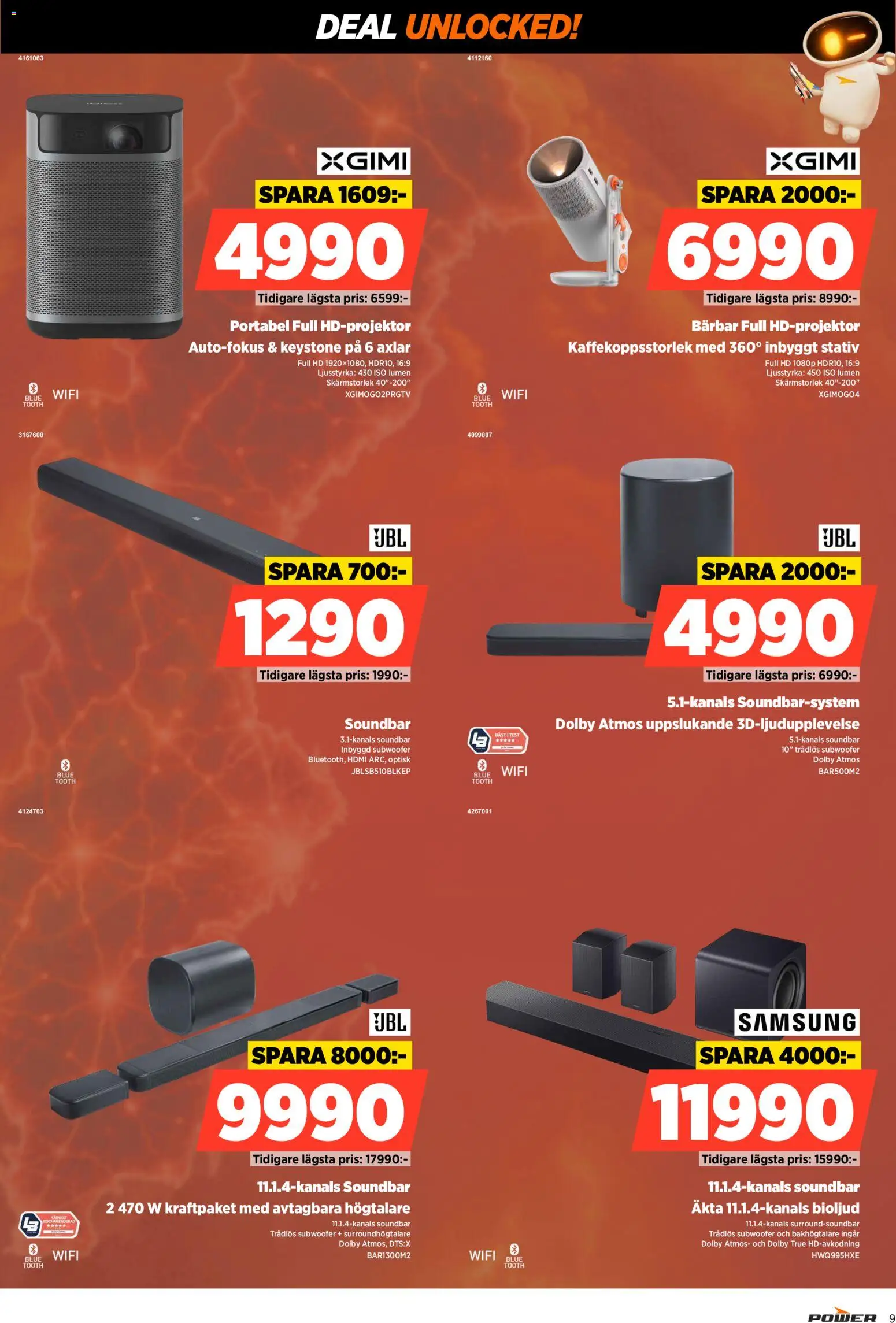 Power reklamblad aktuell från 07/09/2026 | Sida: 9 | Produkter: Soundbar, Högtalare, Wifi