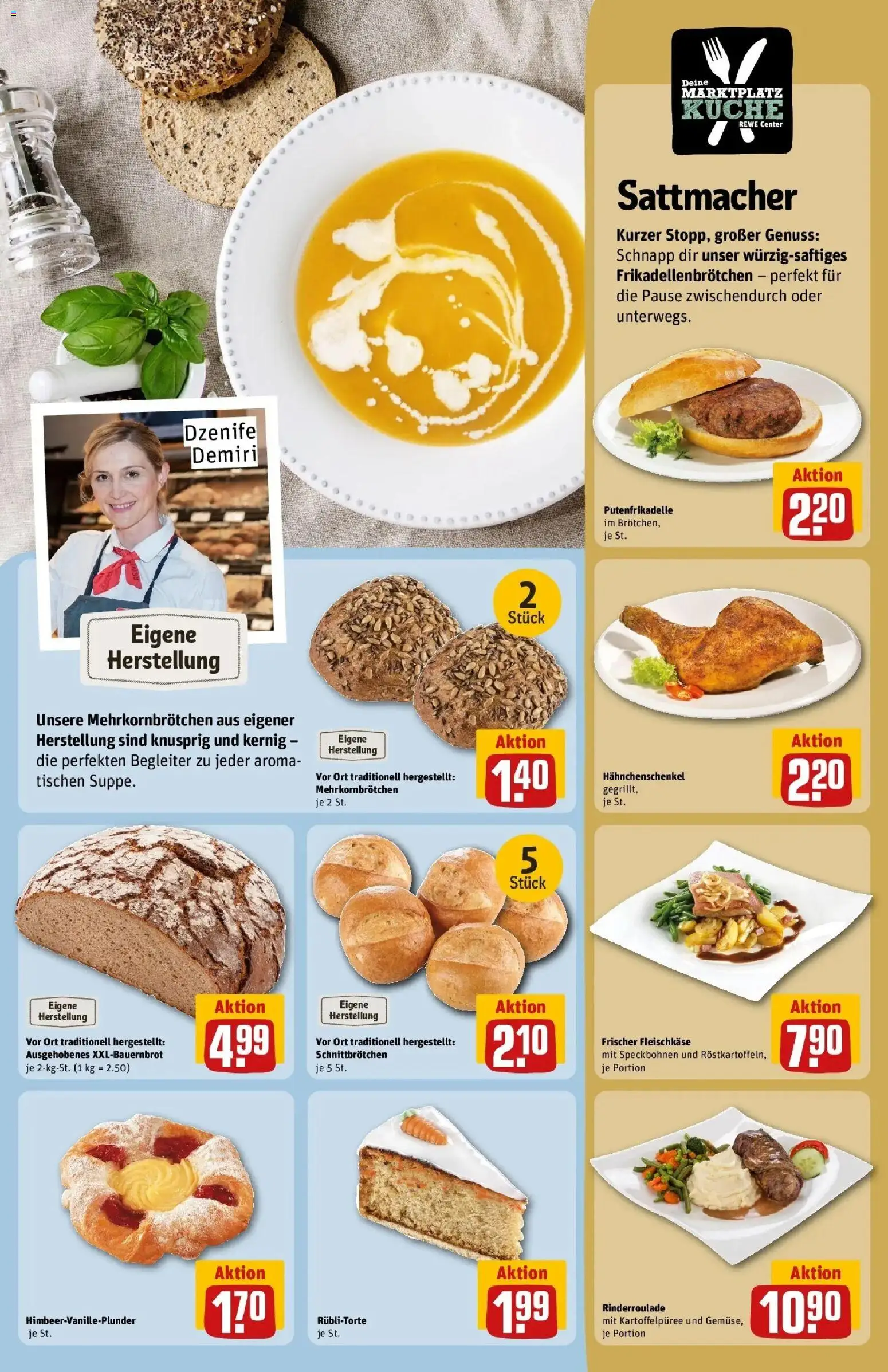 REWE Prospekt ab 05.10.2026 zum Blättern » Angebote | Seite: 15 | Produkte: Hahnchenschenkel, Küche