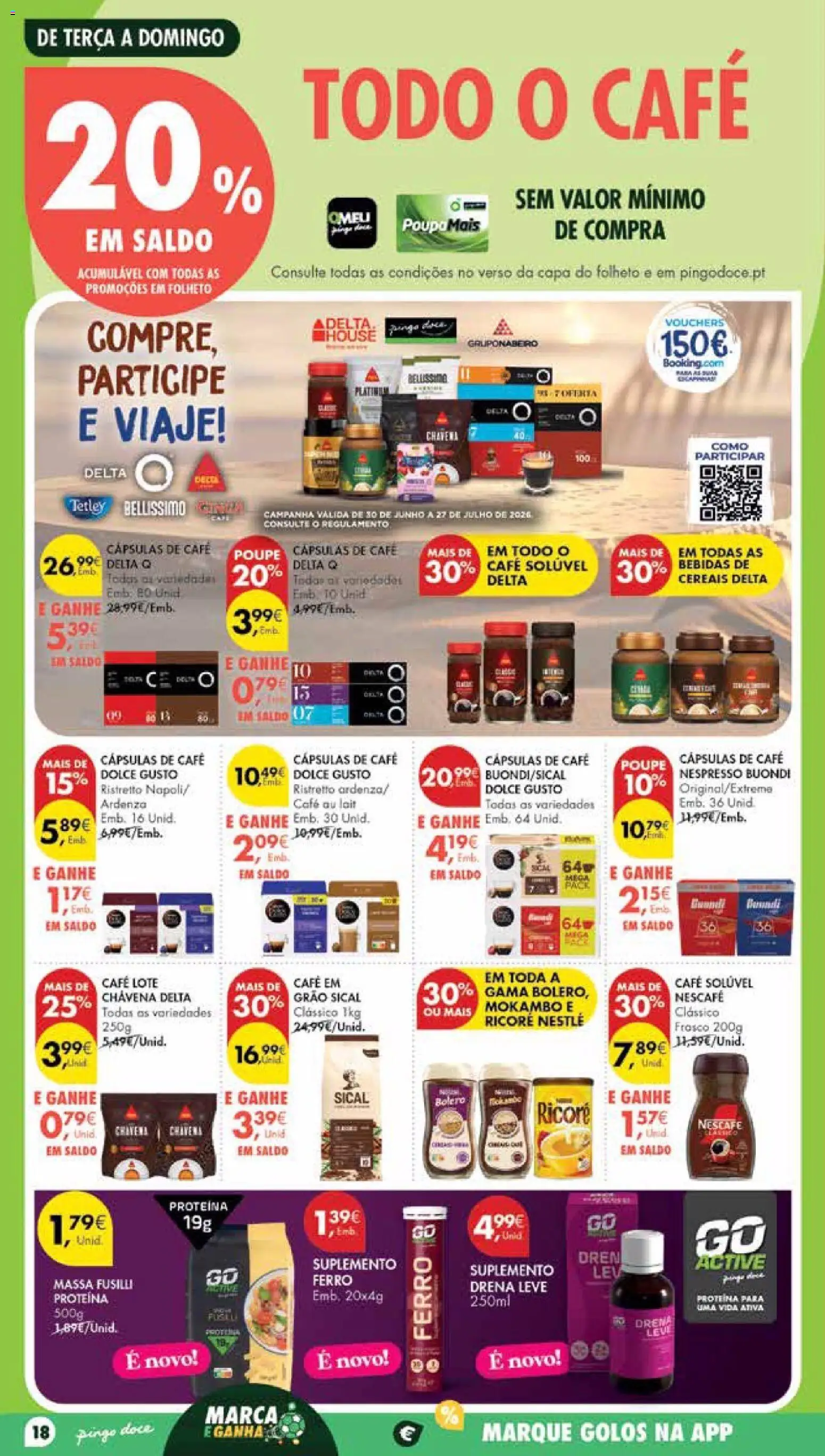Pingo Doce Poupe Esta Semana Madeira │ válido de 14/07/2026 | Página: 18 | Produtos: Ferro, Nespresso, Nestlé, Cereais