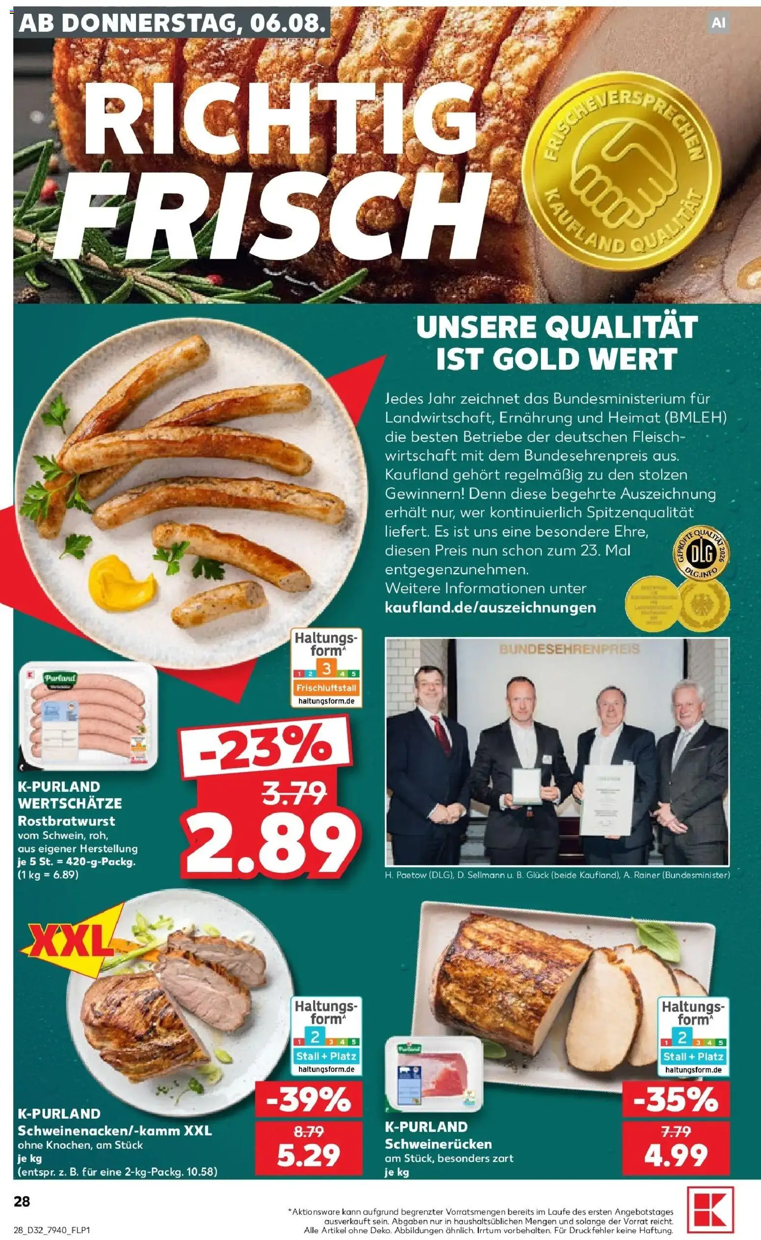 Kaufland Prospekt Wülfrath – gültig ab 03.08.2026 | Seite: 37 | Produkte: Schweinerucken, Fleisch
