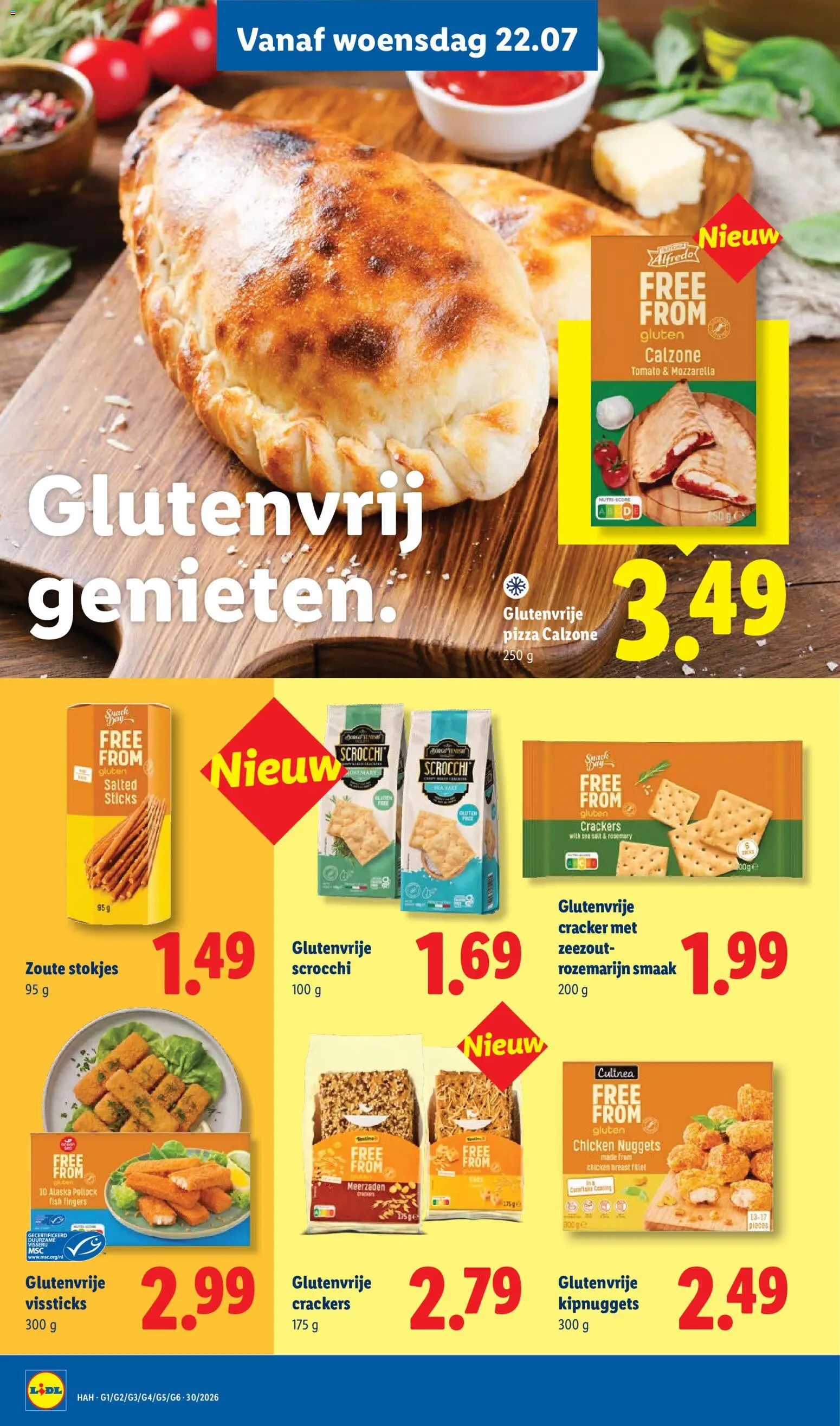 {H1} | Pagina: 17 | Producten: Snacks, Zeezout, Mozzarella, Glutenvrije pizza