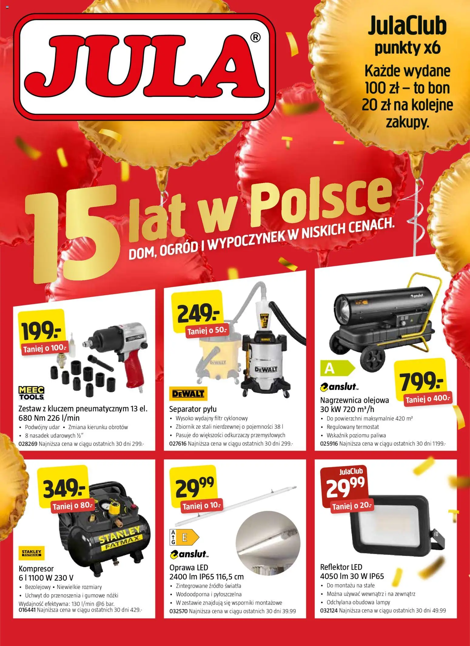 Jula gazetka od 22.10.2026 | Strona: 1 | Produkty: Kompresor