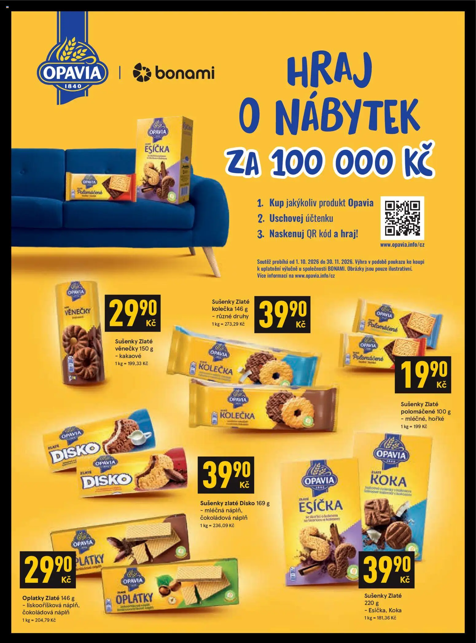Žabka leták od 07.10.2026 | Strana: 7 | Produkty: Věnečky, Nábytek, Oplatky, Sušenky