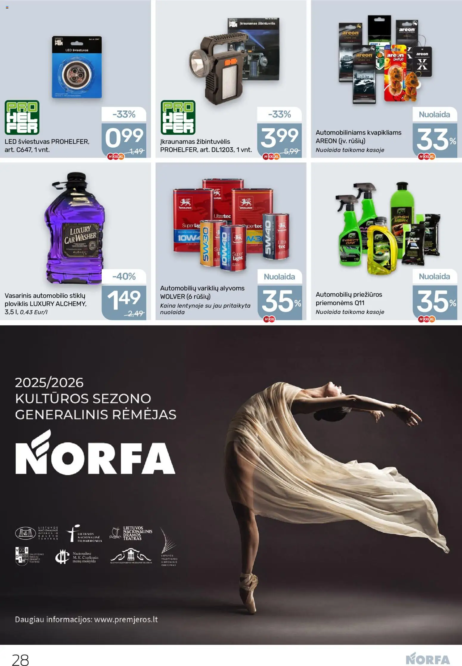NORFA akcijos nuo 28.05.2026 | Puslapis: 28 | Prekių: Ploviklis
