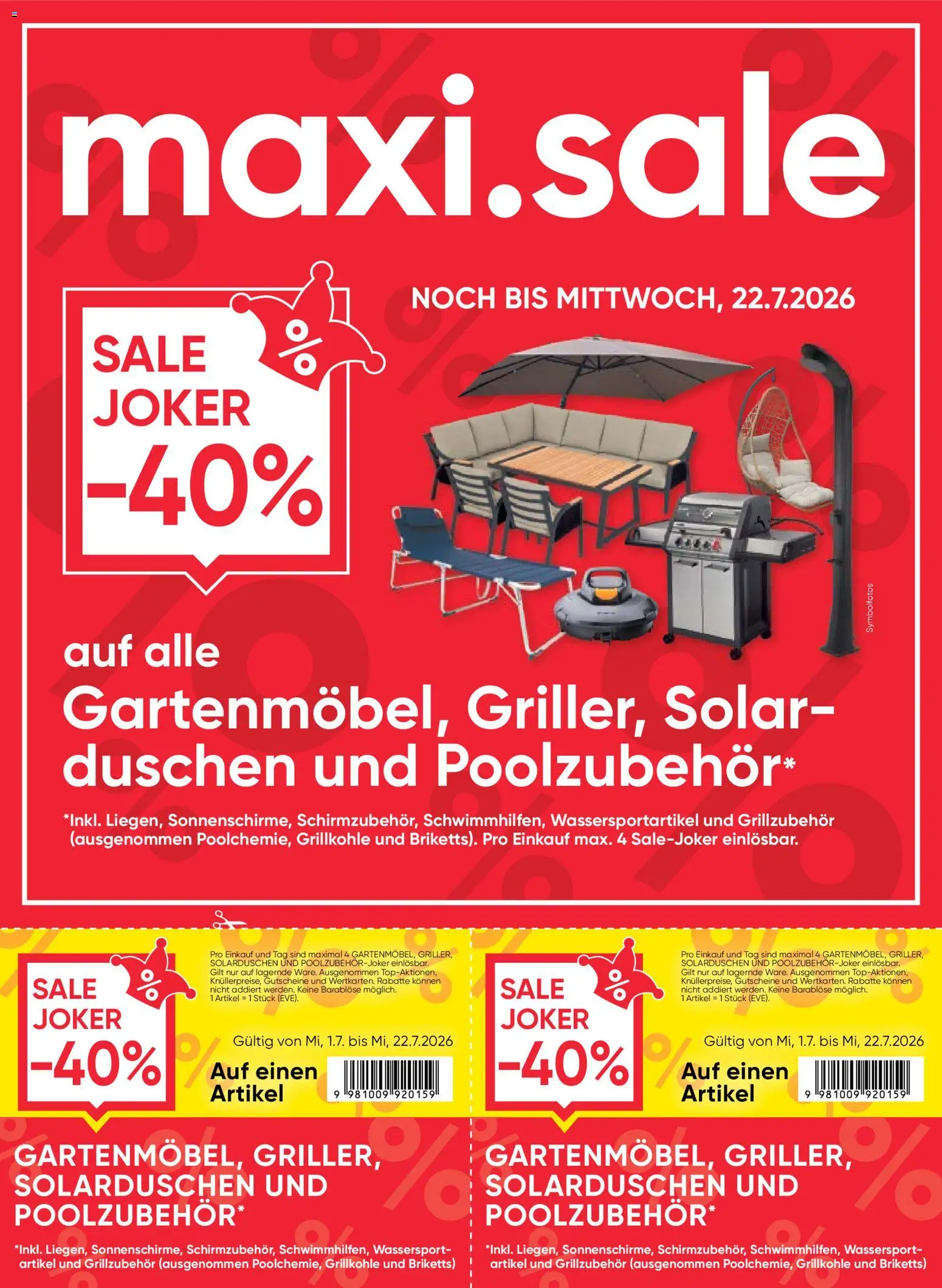 Maximarkt Flugblatt gültig ab 09.07.2026 | Seite: 22