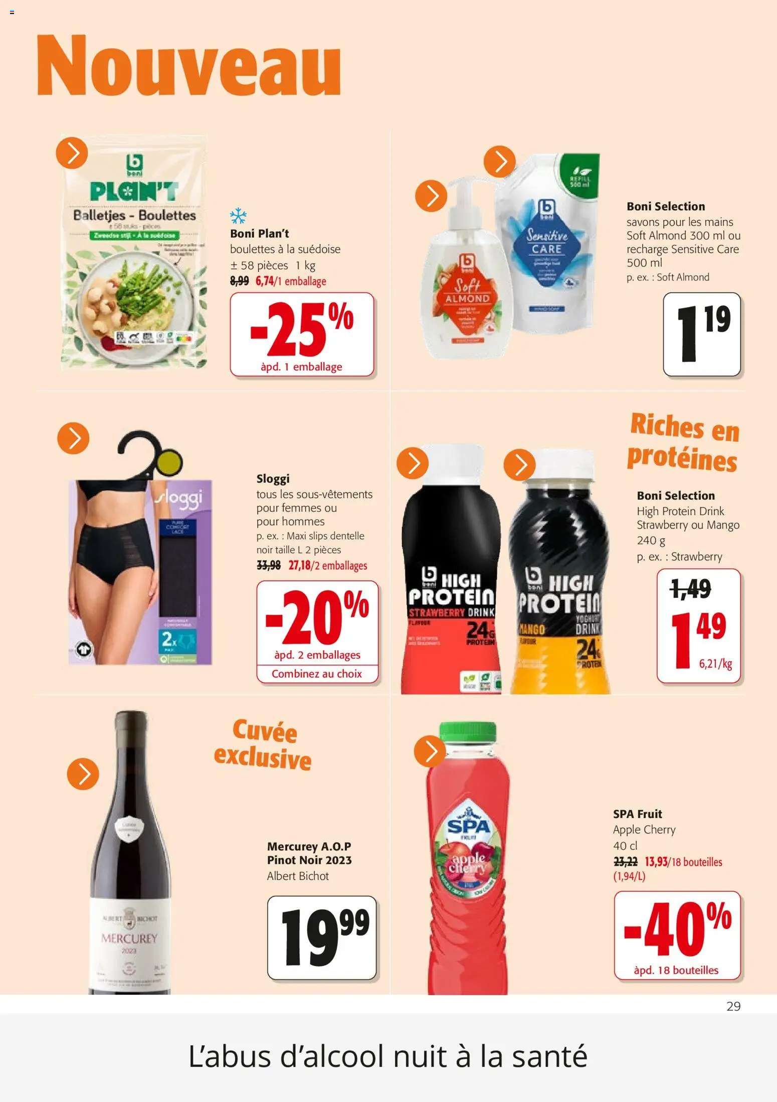 {H1} | Page: 29 | Produits: Pinot noir, Slips