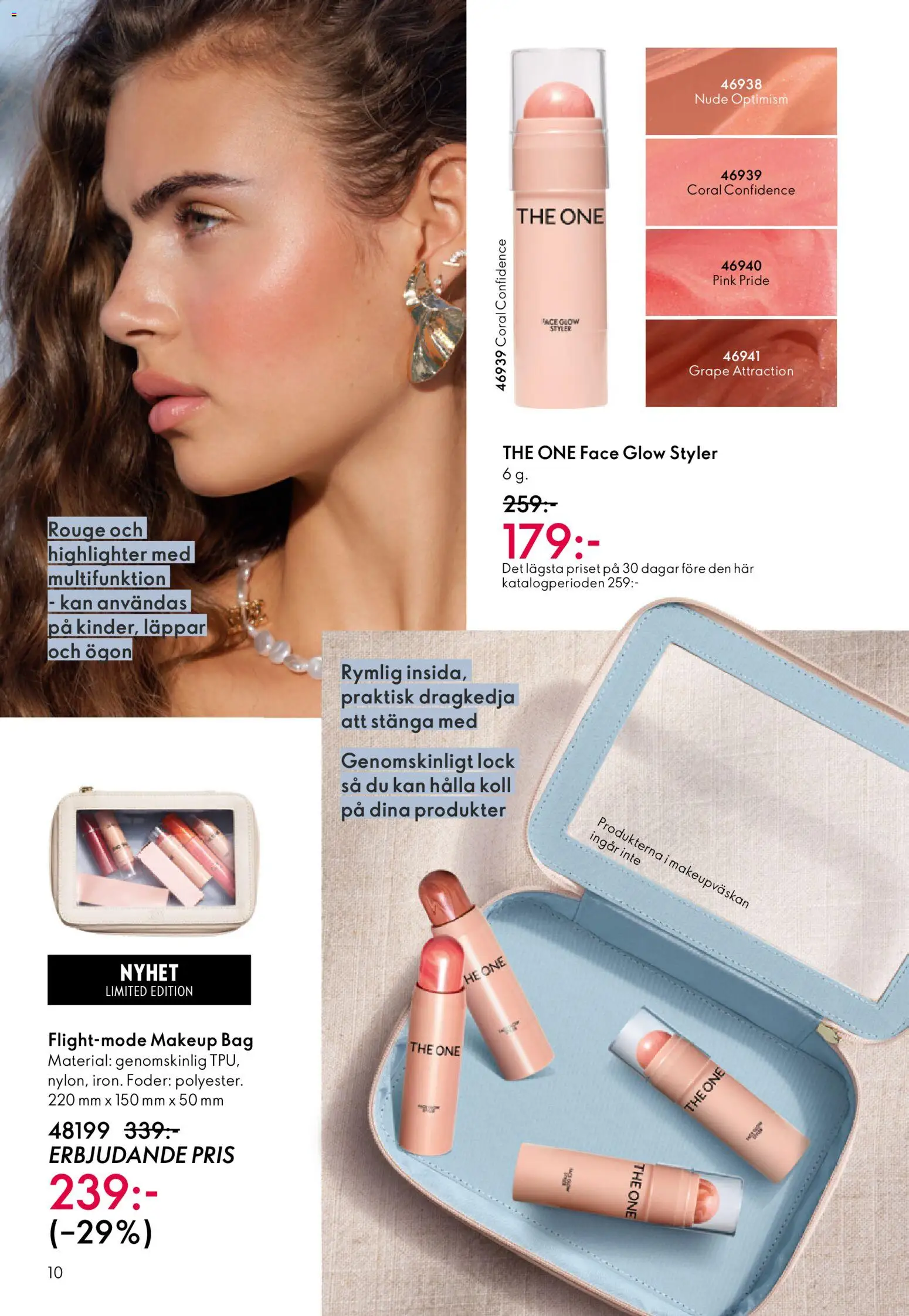 Oriflame reklamblad aktuell från 03.06.2026 | Sida: 10 | Produkter: Highlighter, Rouge