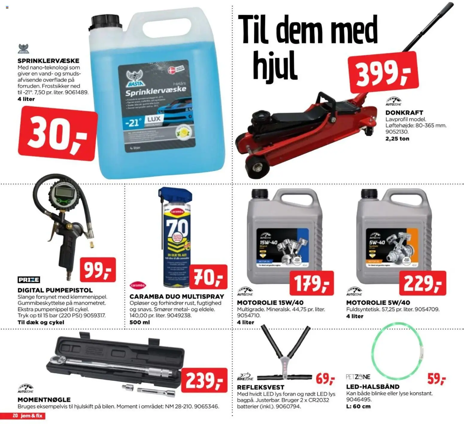 Jem & fix tilbudsavis – gyldig fra 18/10/2026 | Side: 20 | Produkter: Batterier, Søm