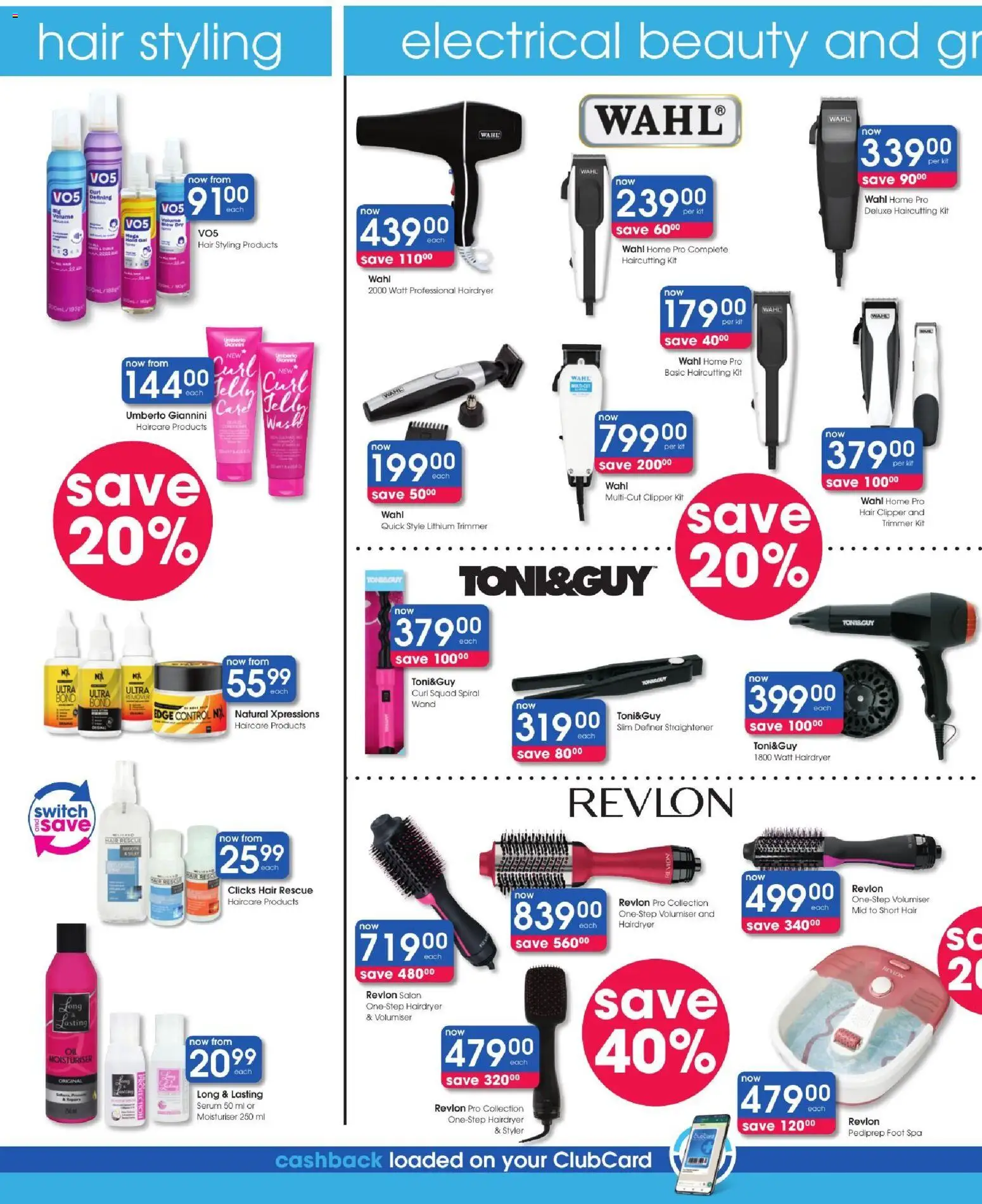 New Clicks catalogue – valid from 11/08/2026 | Page: 24 | Products: Serum, Hair clipper, Switch