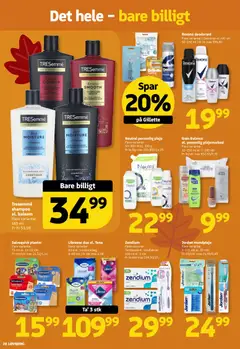 Løvbjerg - Tilbudsavis uge 40 gyldig fra 25/09/2026 | Side: 28 | Produkter: Shampoo, Balsam, Tandpasta, Tandbørste