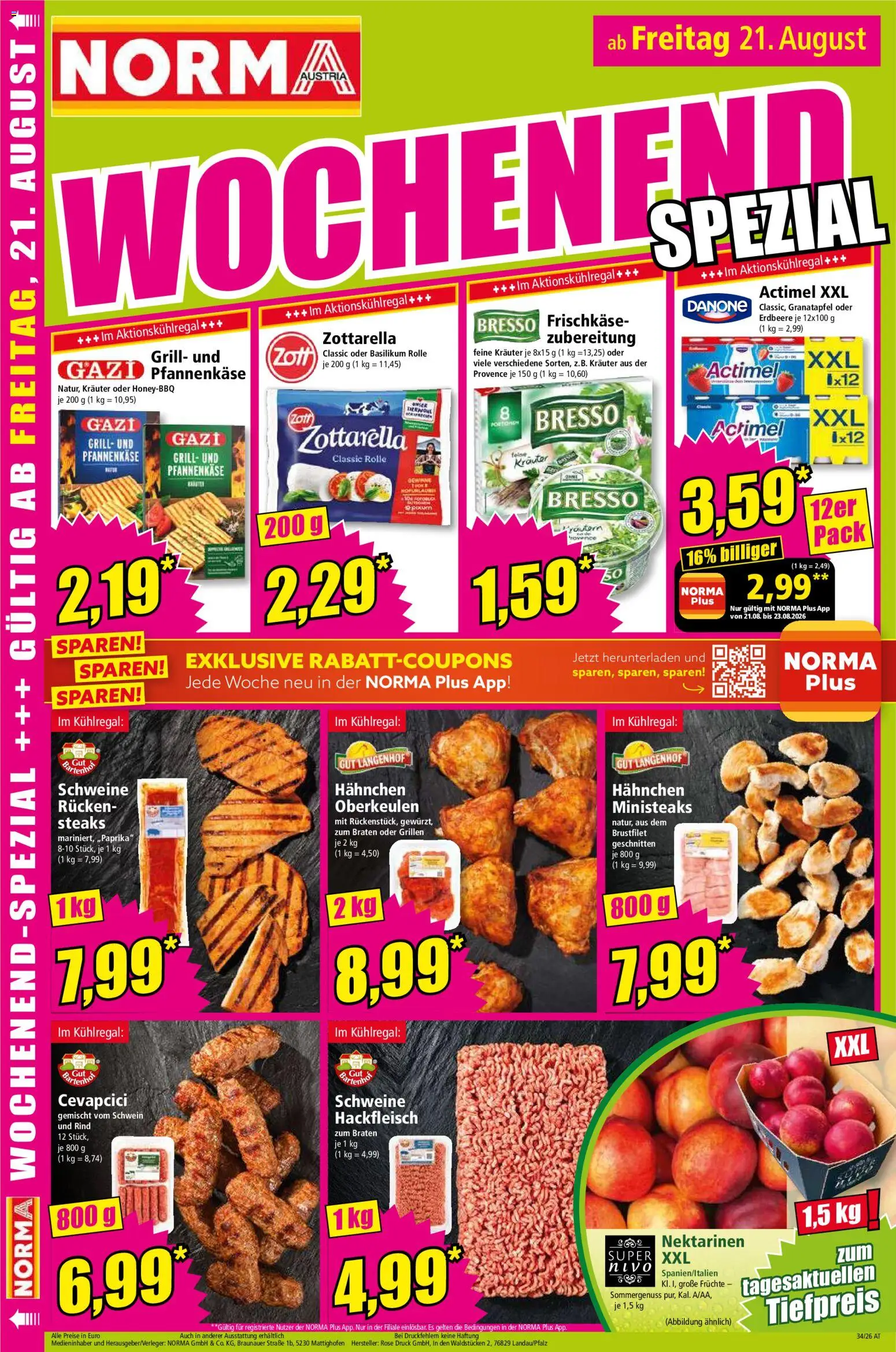 Norma Flugblatt gültig ab 17.08.2026 | Seite: 16 | Produkte: Grill