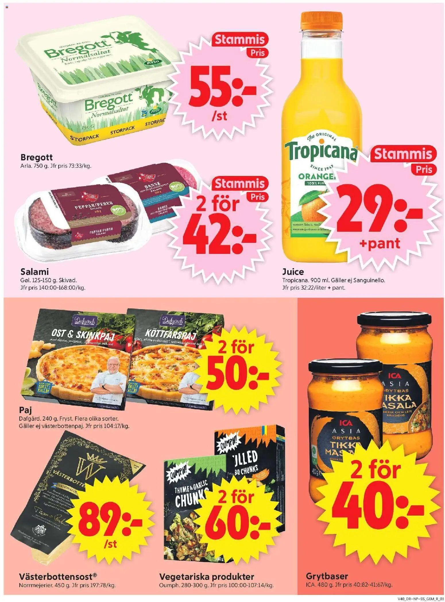 ICA Supermarket reklamblad aktuell från 28/09/2026 | Sida: 3