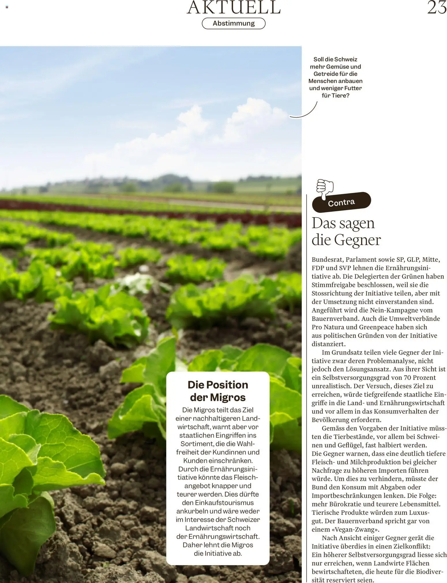 Migros aktionen Magazin – gültig ab 09.09.2026 | Seite: 23