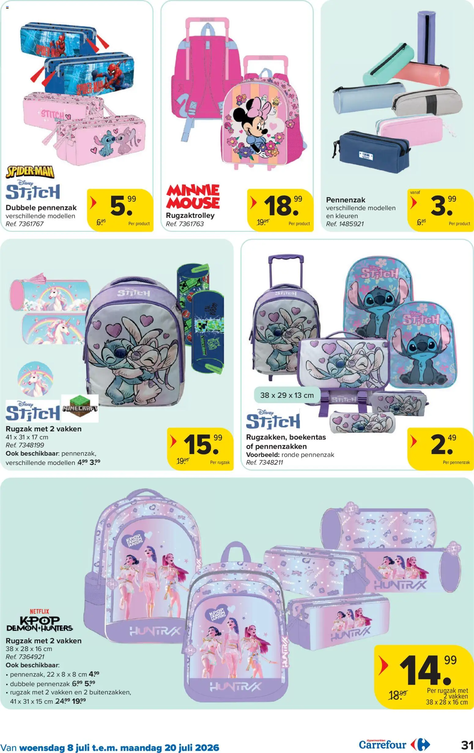 {H1} | Pagina: 31 | Producten: Rugzak, Trolley